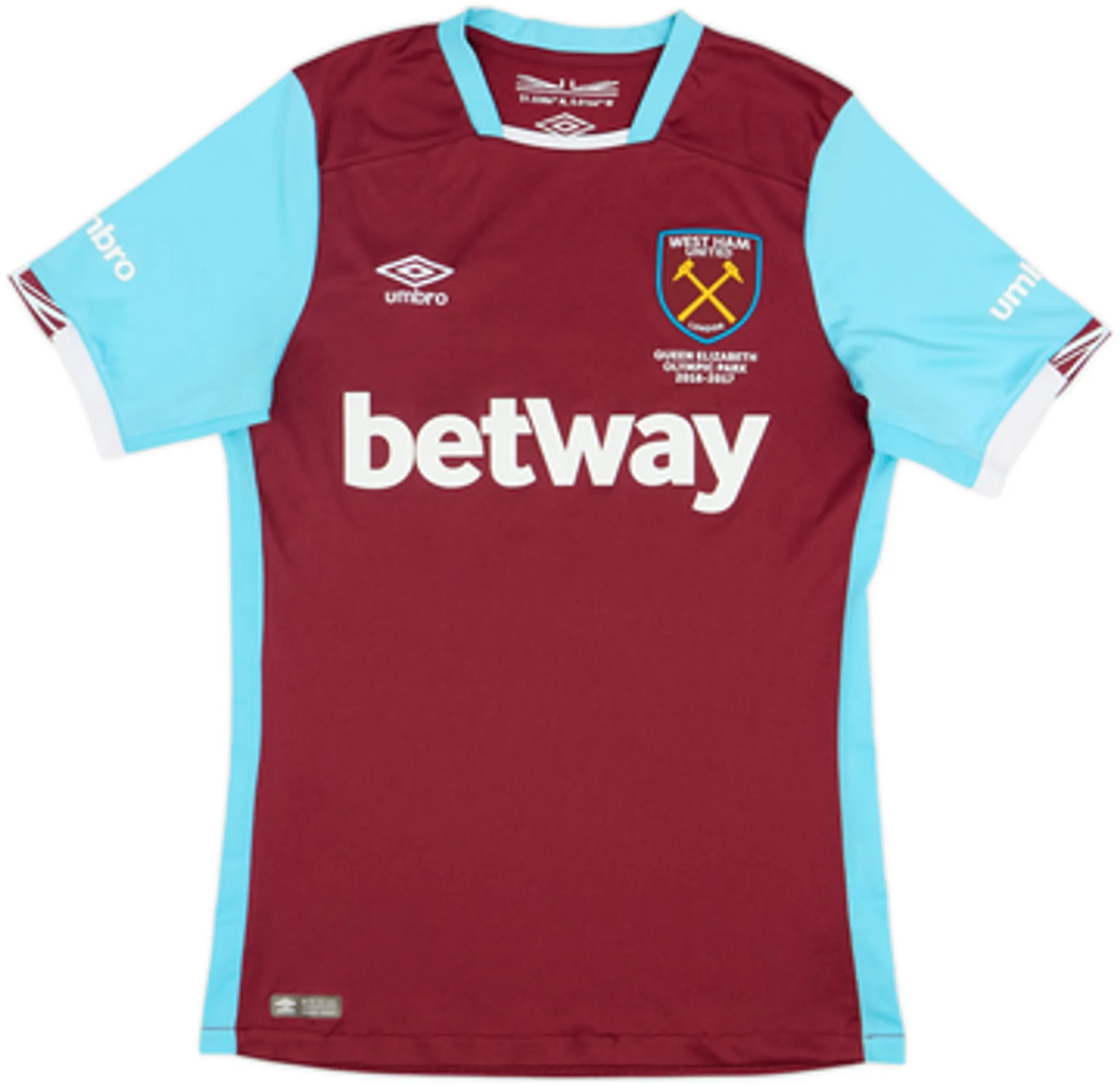 2016-17 West Ham Home Shirt Noble #16 - 8/10 - (S)