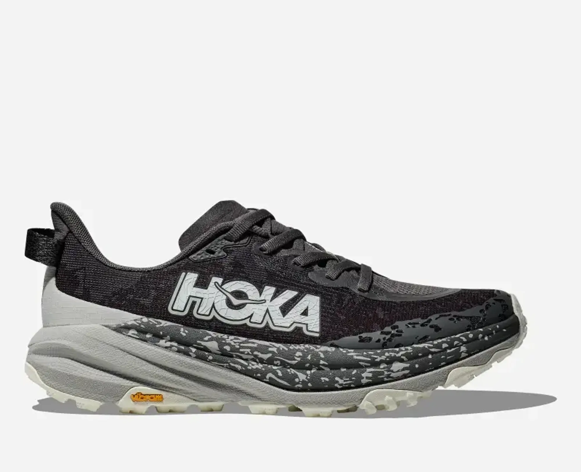 Hoka Women's Speedgoat 6 Trail Shoes In Satellite Grey/Stardust