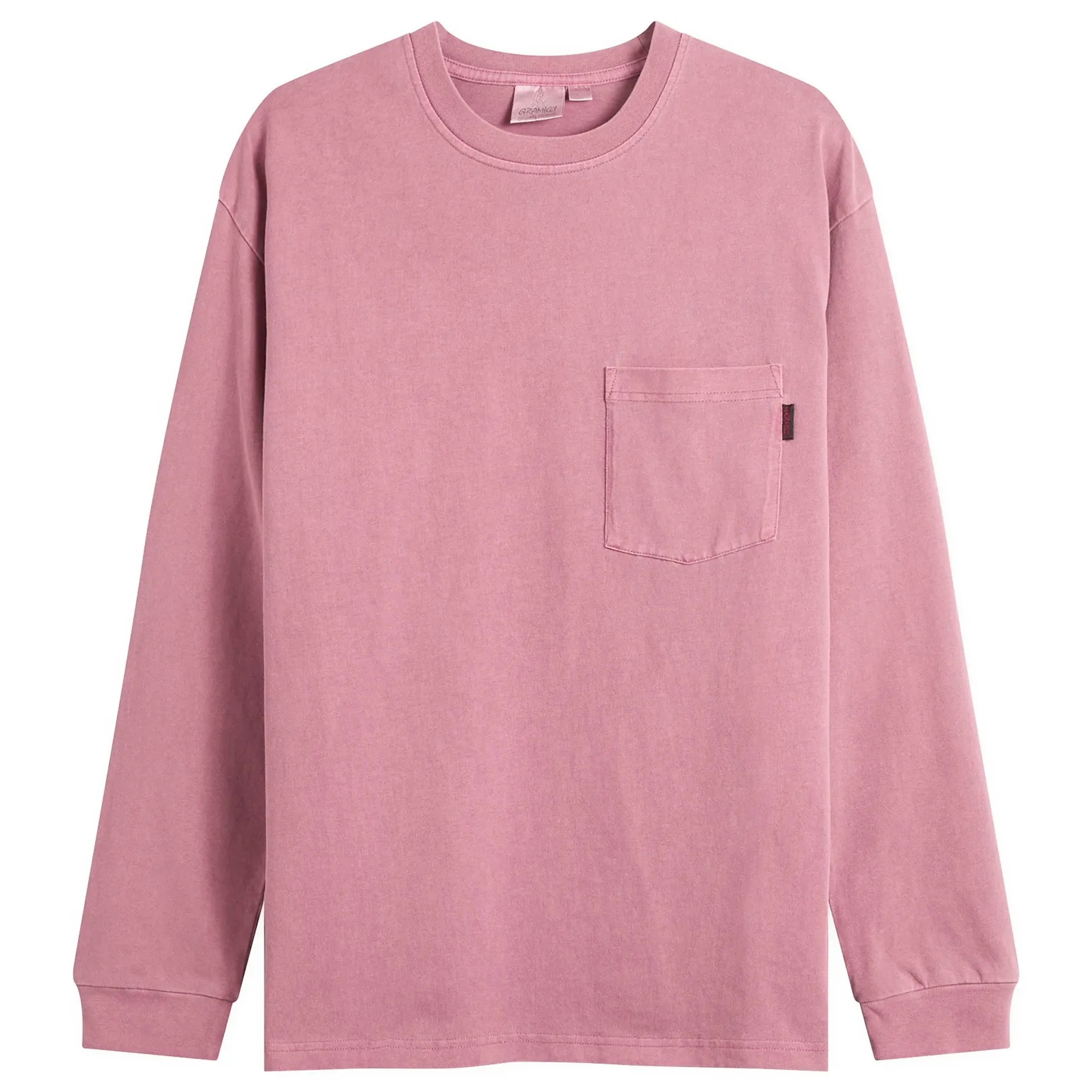 Gramicci Women's Long Sleeve Pigment Dyed T-Shirt Red Pigment