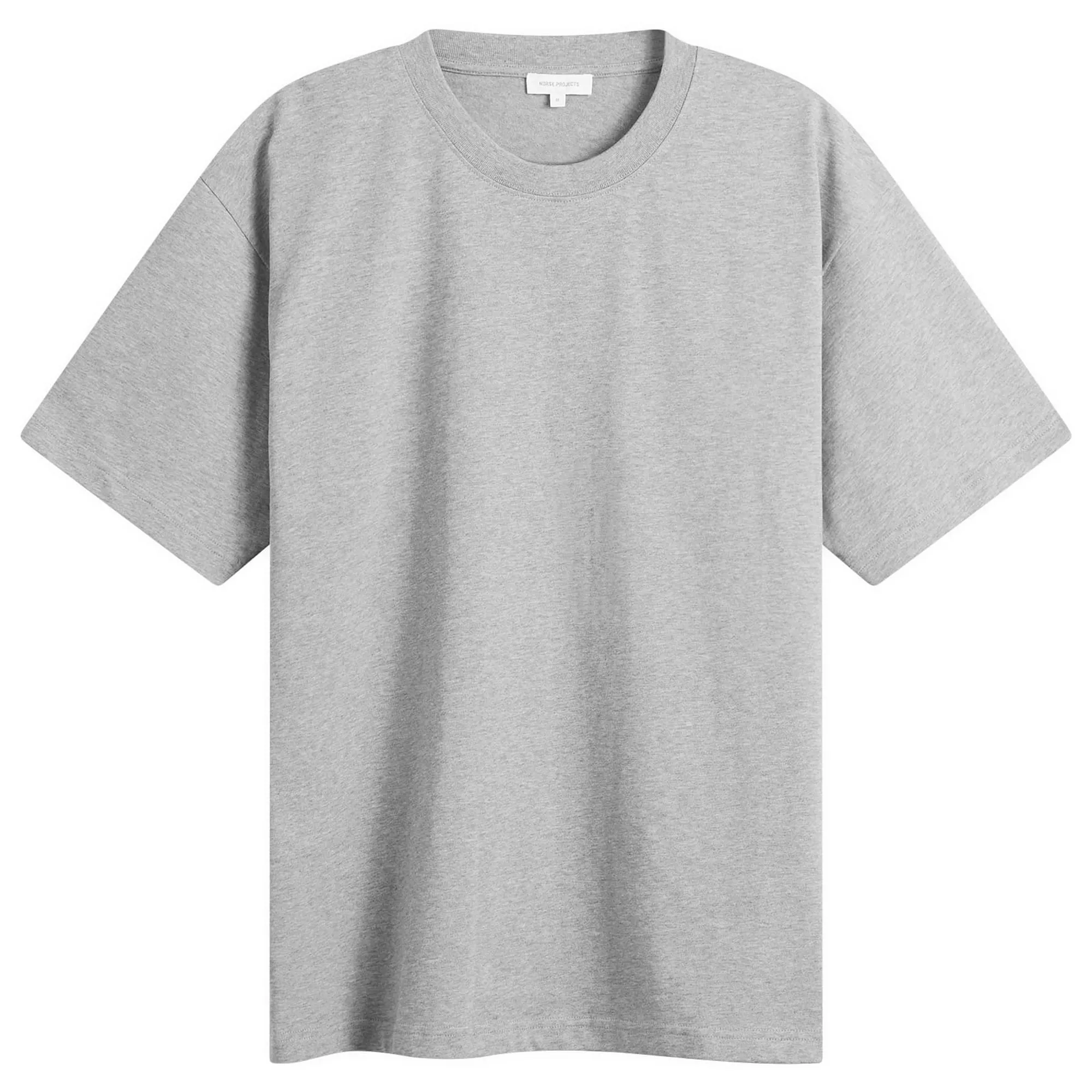 Norse Projects Men's Standard Heavy Loose T-Shirt Grey Melange