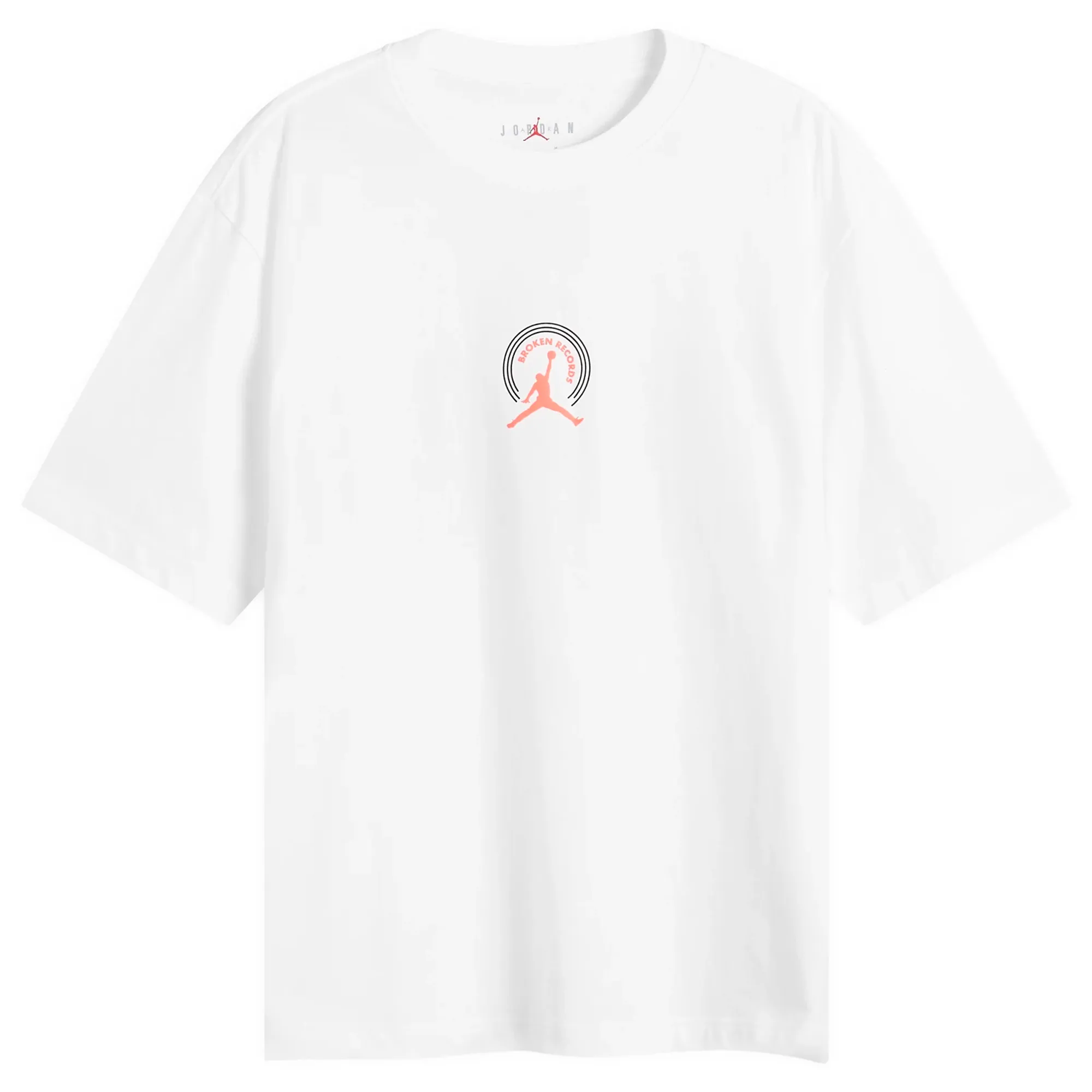 Air Jordan Men's Crew T-Shirt White/Infrared