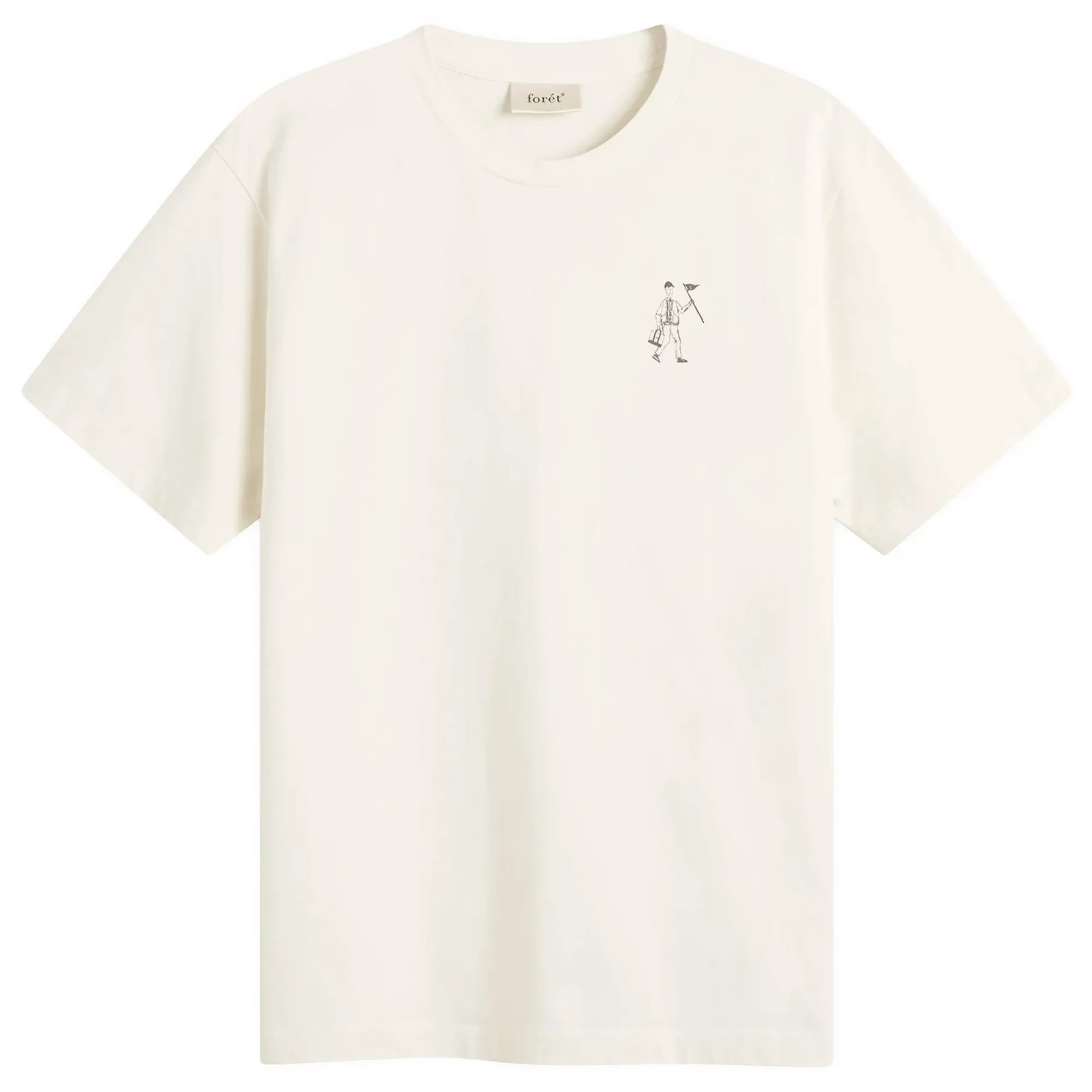 Foret Men's Walker T-Shirt Cloud/Navy