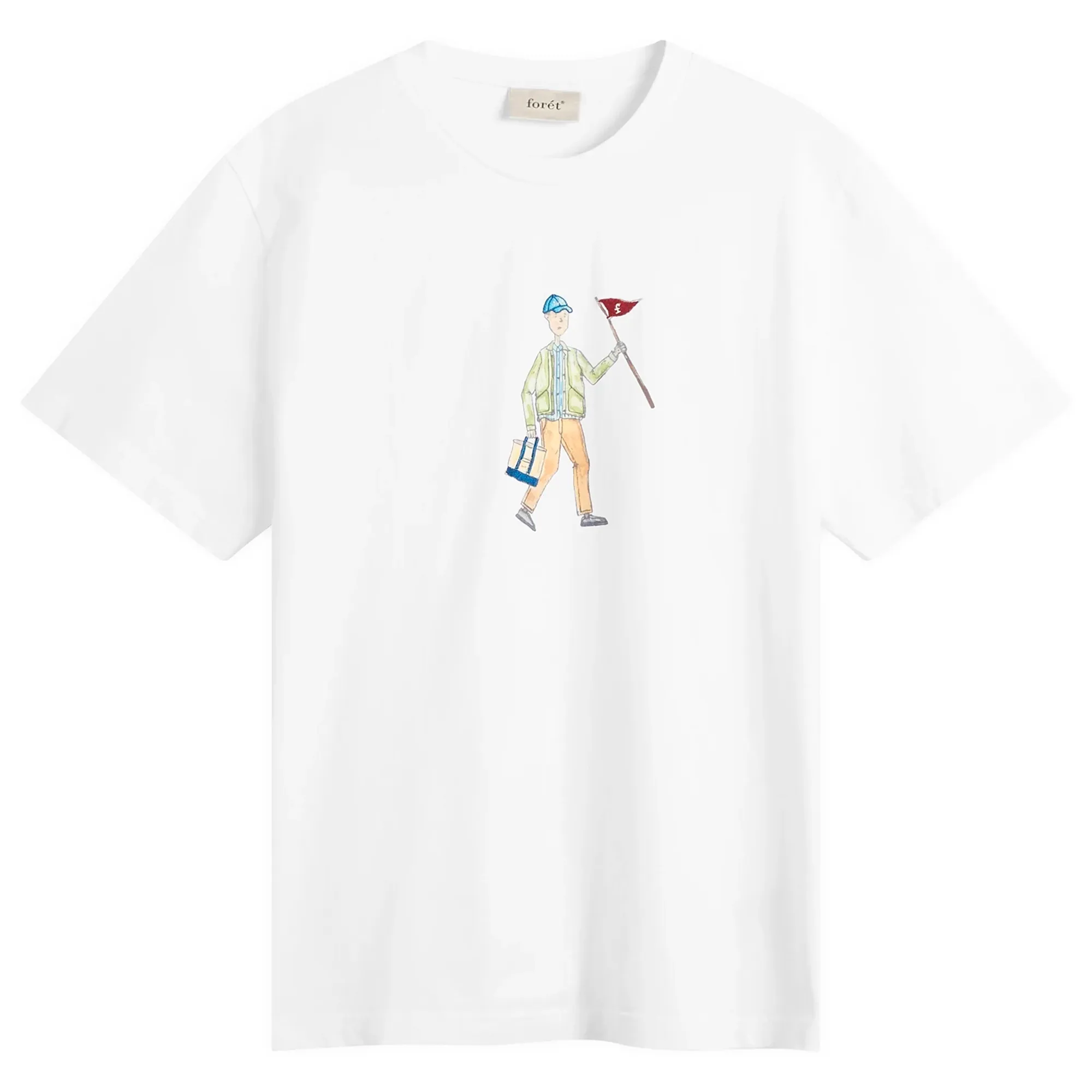 Foret Men's Patrol T-Shirt White