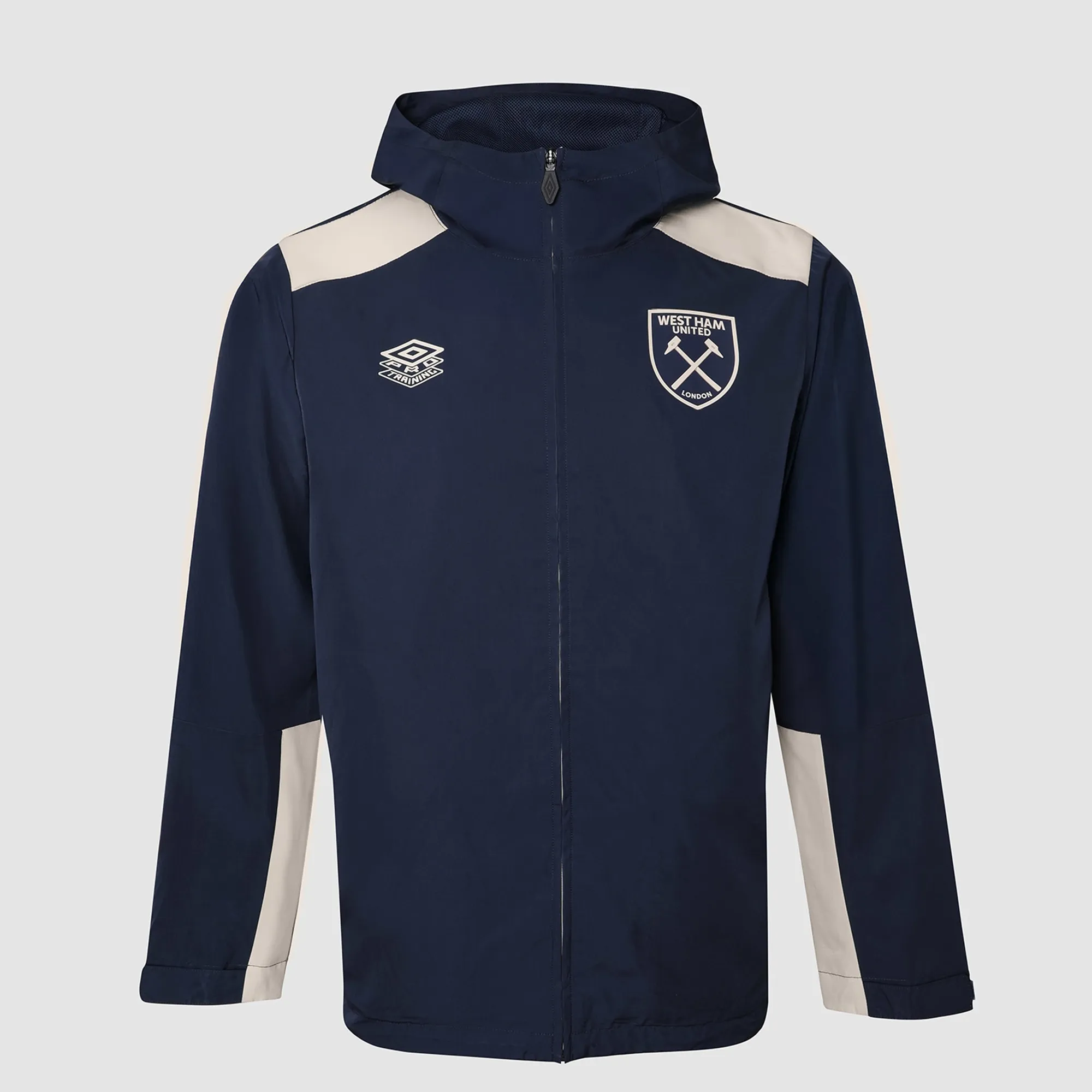West Ham 25/26 Junior Navy Shower Jacket