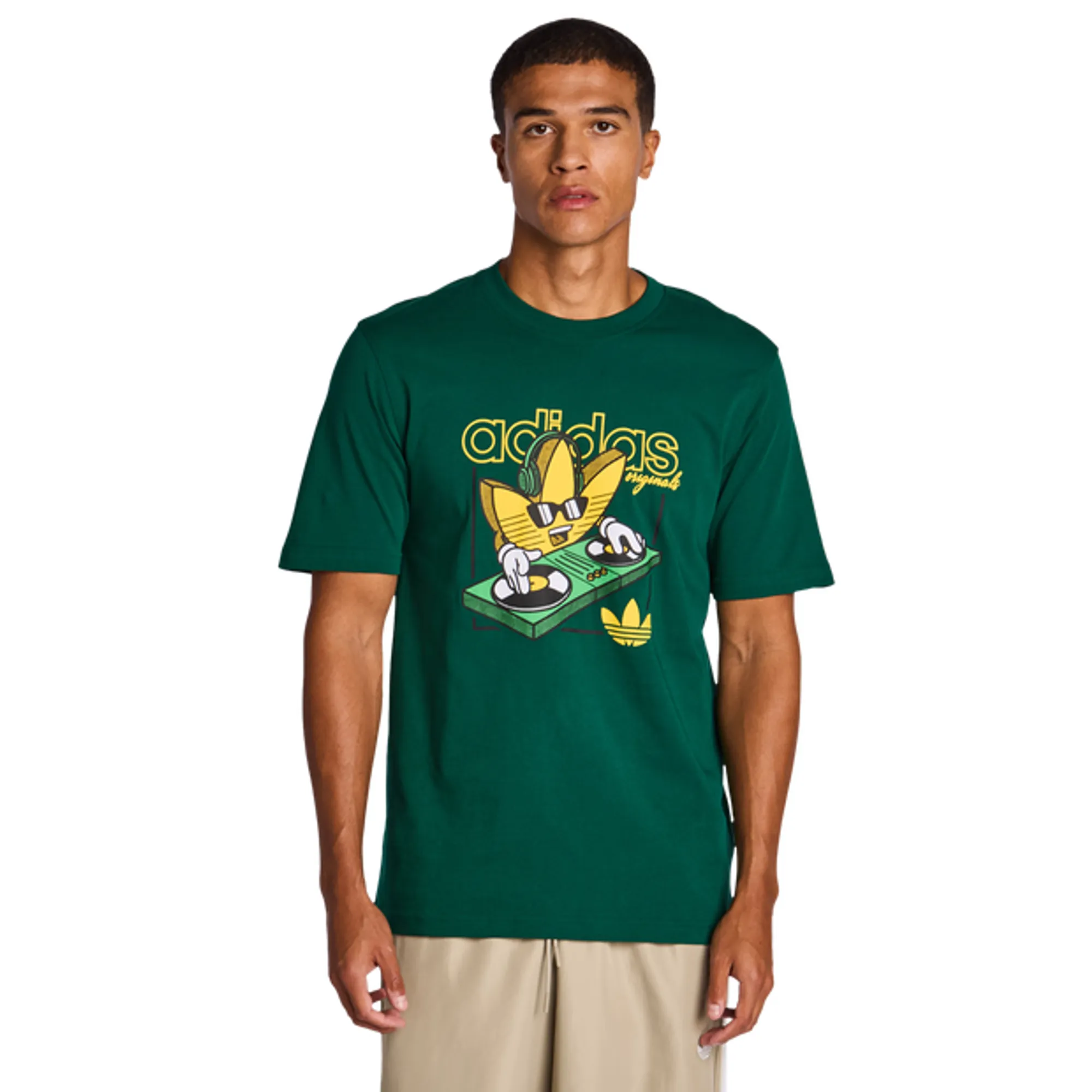 Adidas Graphics Men T-Shirts - Green