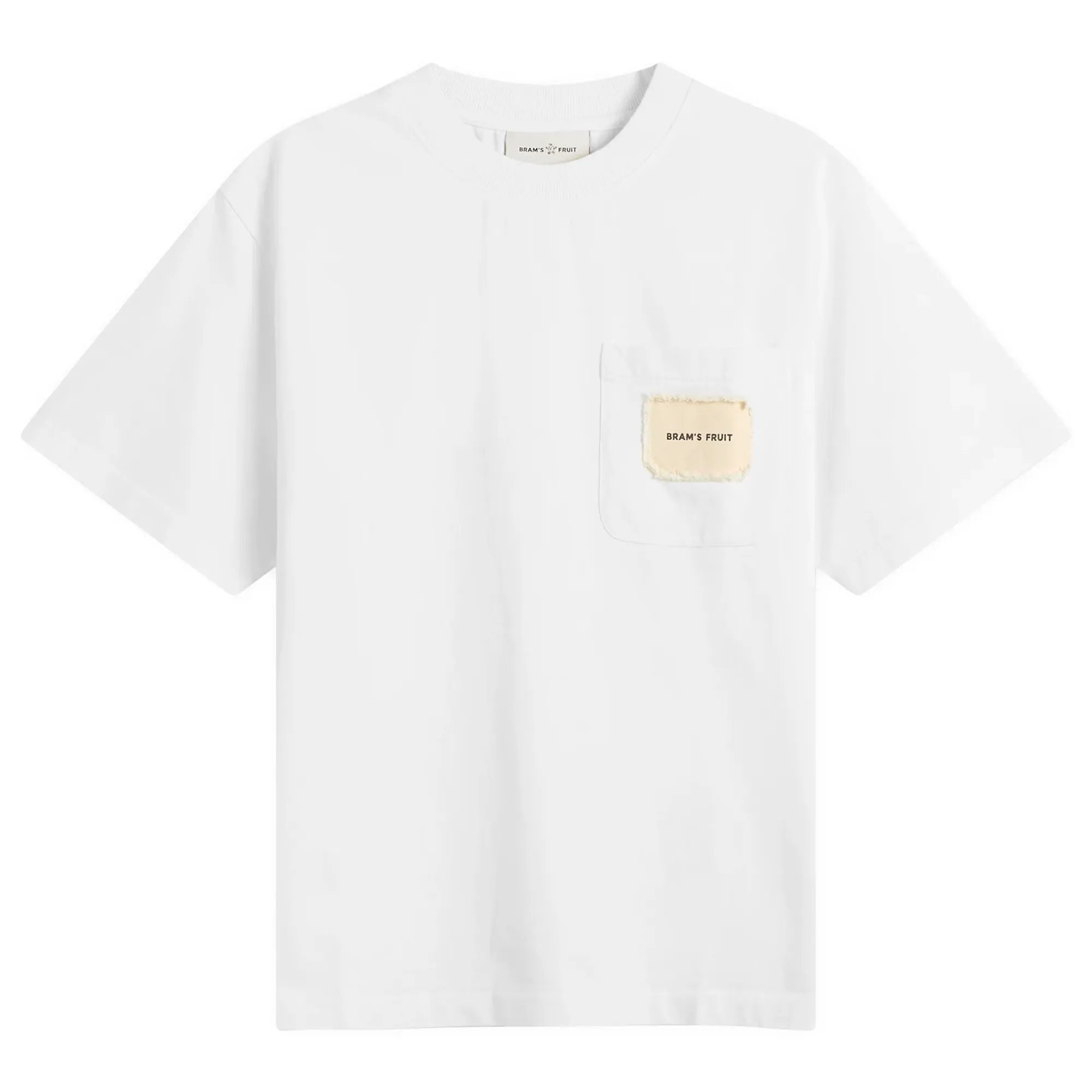Bram's Fruit Men's Chest Pocket T-Shirt White
