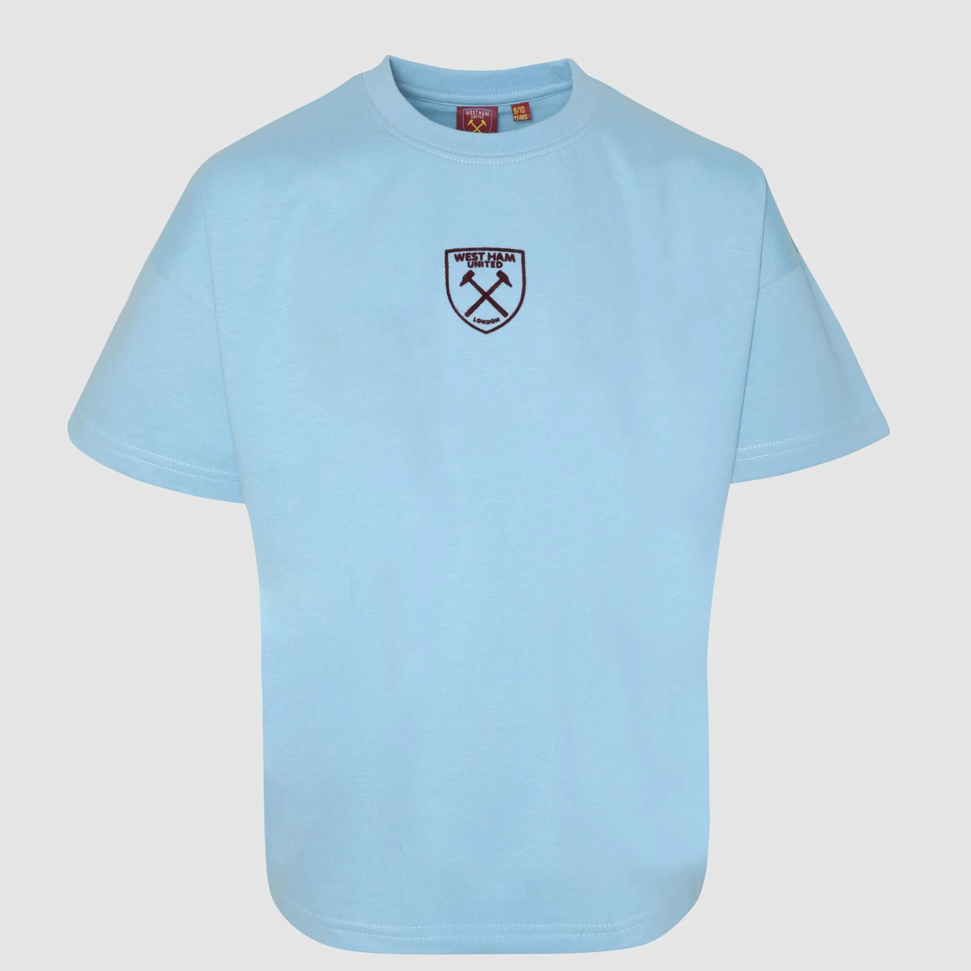 West Ham Junior Blue Logo Oversized T-Shirt
