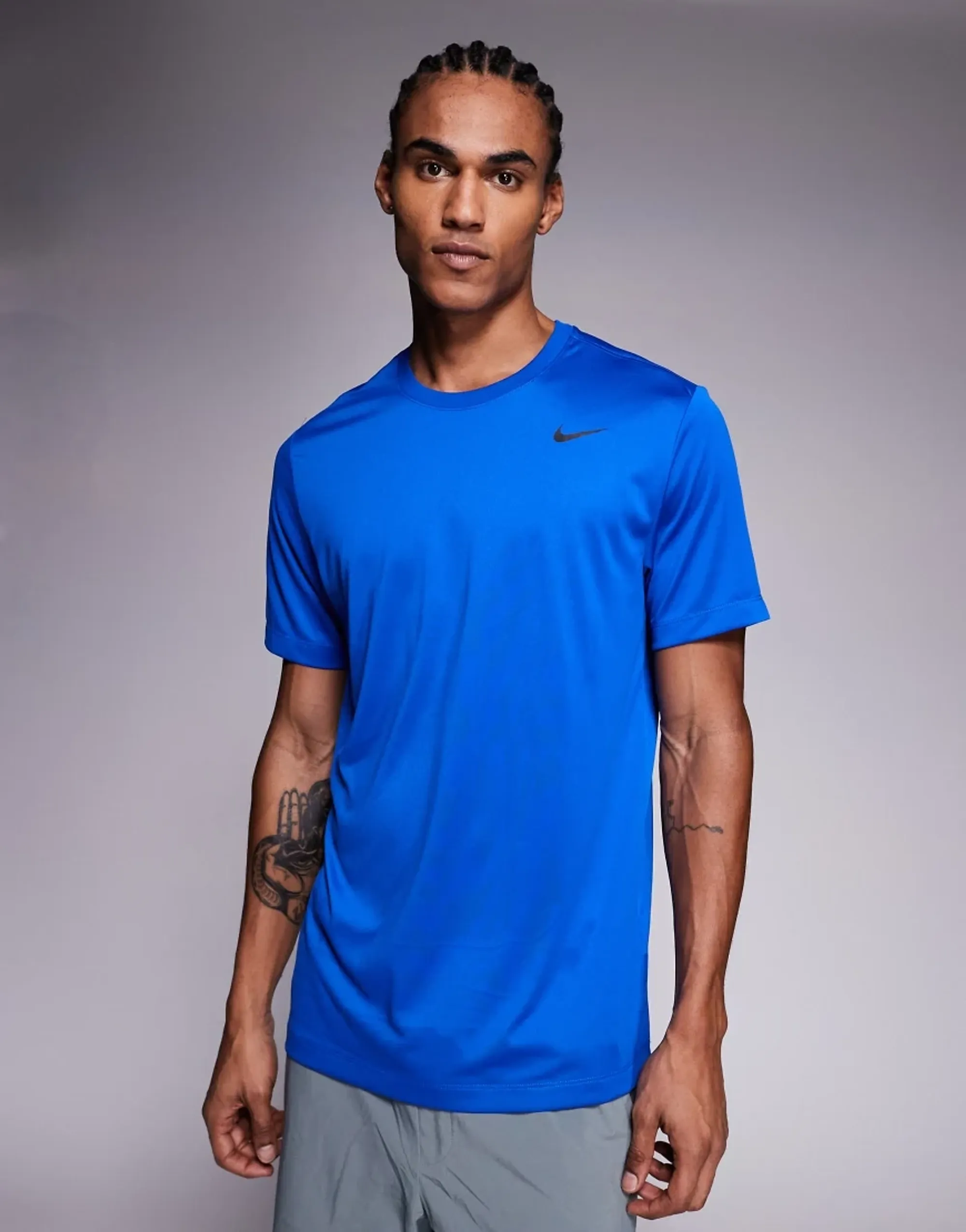 Nike Training Legend Logo T-Shirt In Blue