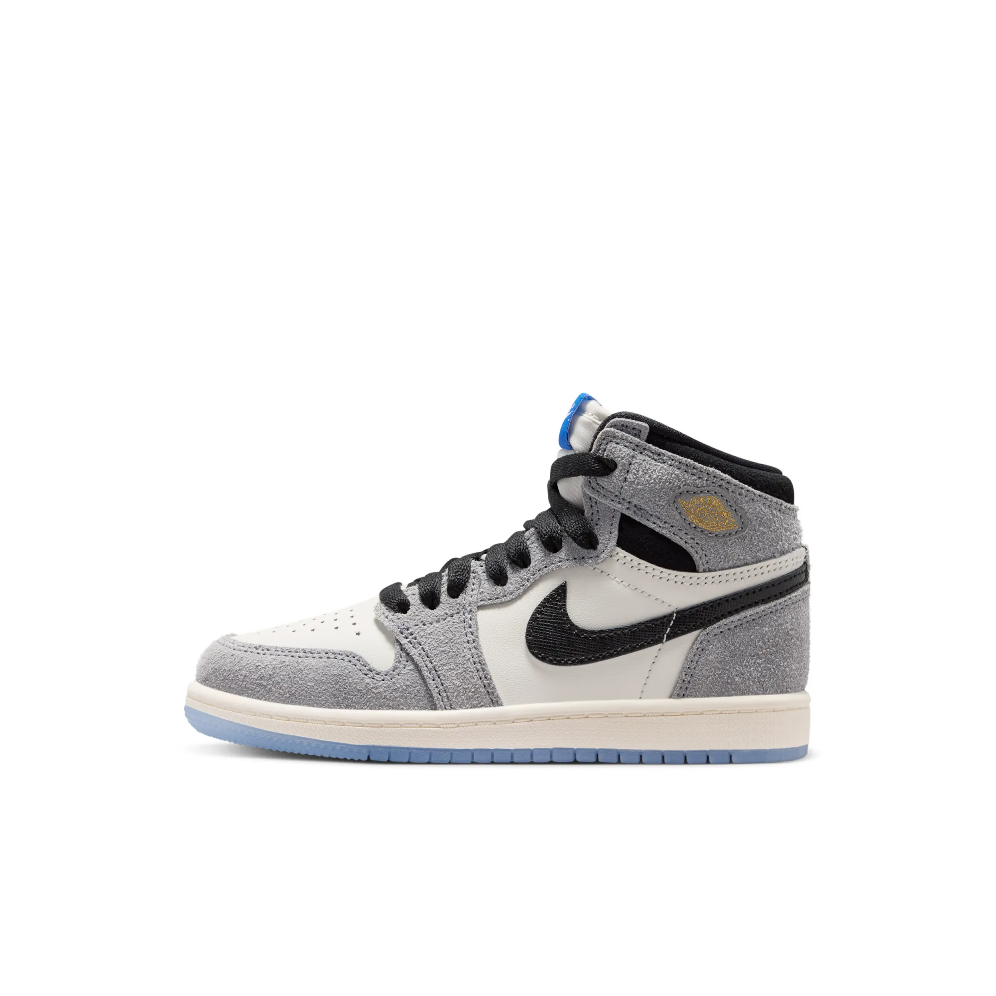 Nike Jordan 1 Retro High OG Younger Kids' Shoes - Grey