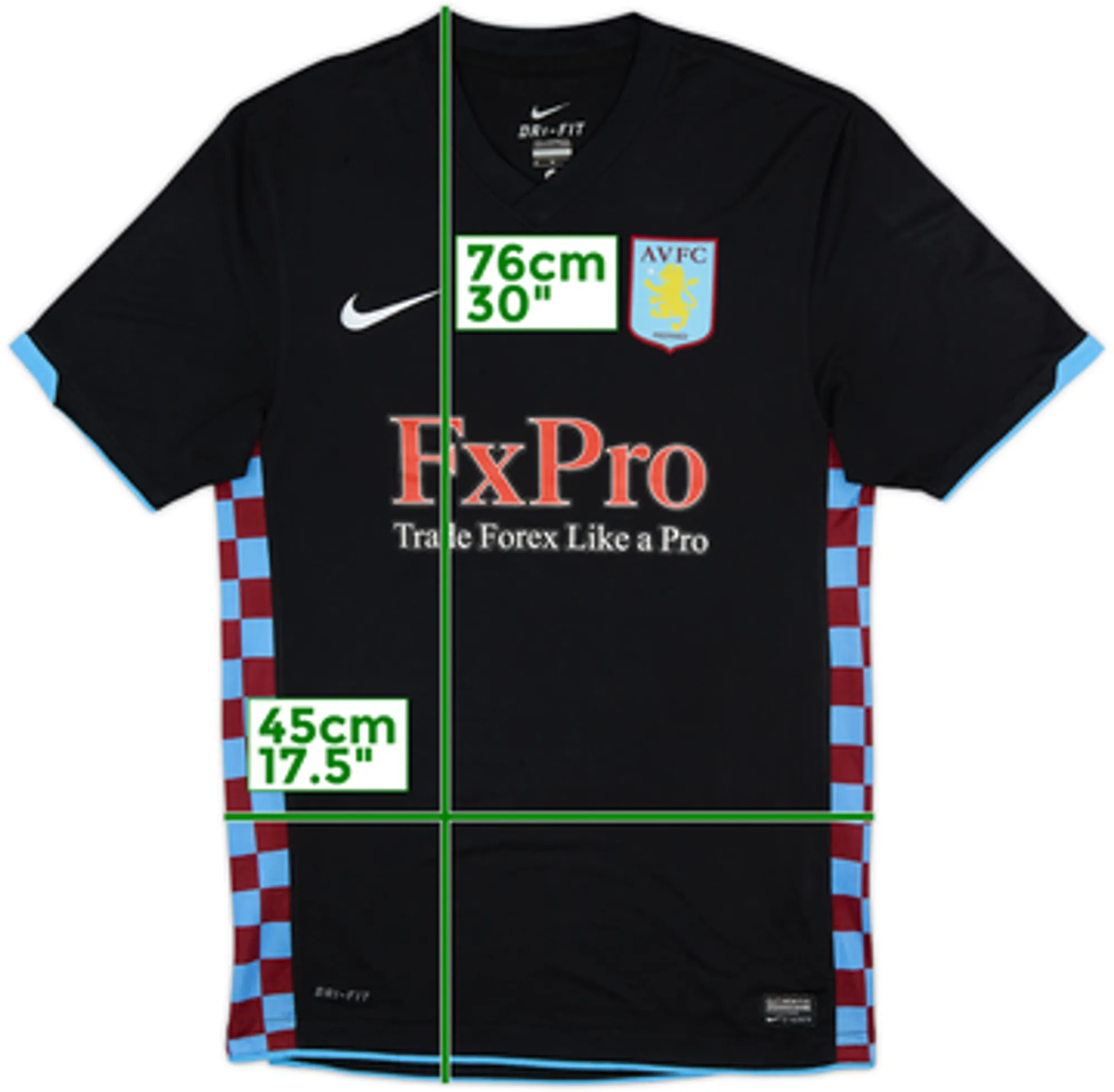 2010-11 Aston Villa Away Shirt - 5/10 - (M)