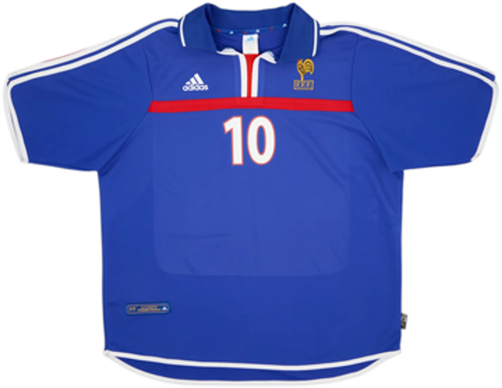 2000-02 France Home Shirt Zidane #10 - 7/10 - (S)