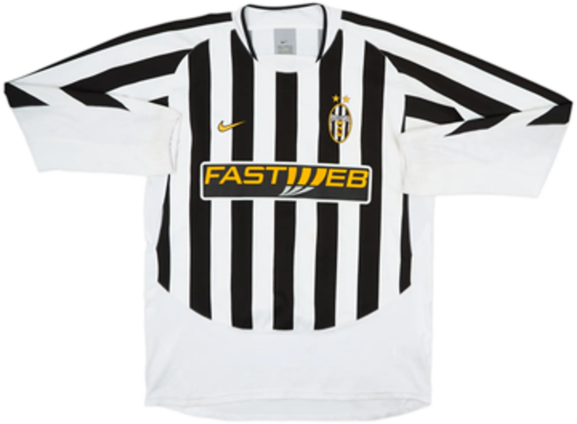 2003-04 Juventus Home L/S Shirt Nedved #11 - 7/10 - (L)