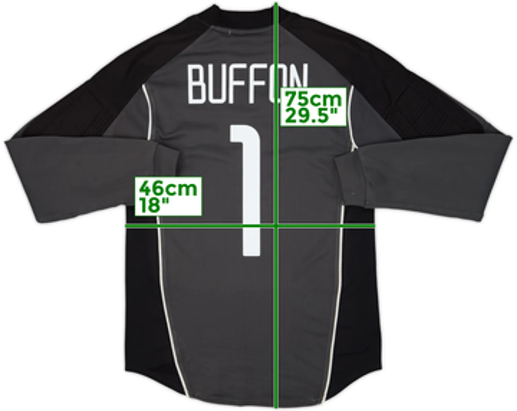 2003-04 Juventus GK Shirt Buffon #1 - 8/10 - (L)
