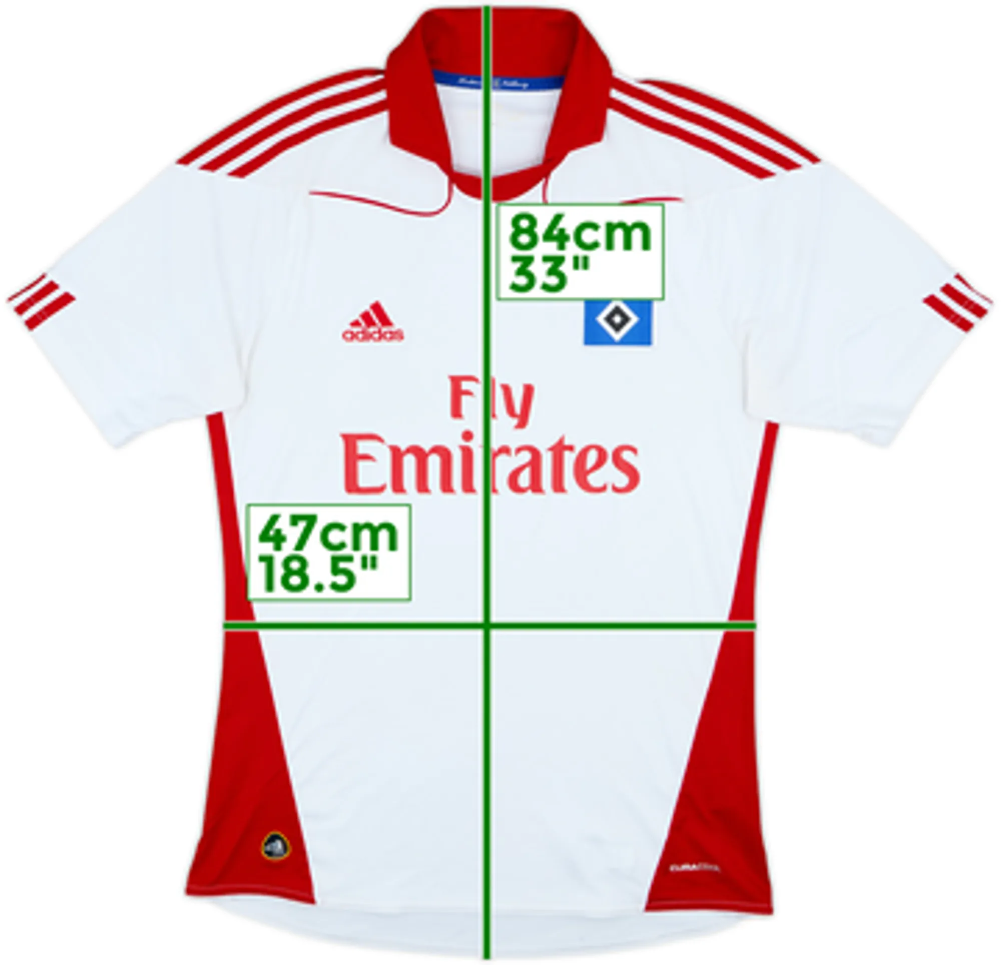 2010-11 Hamburg Home Shirt - 7/10 - (L)