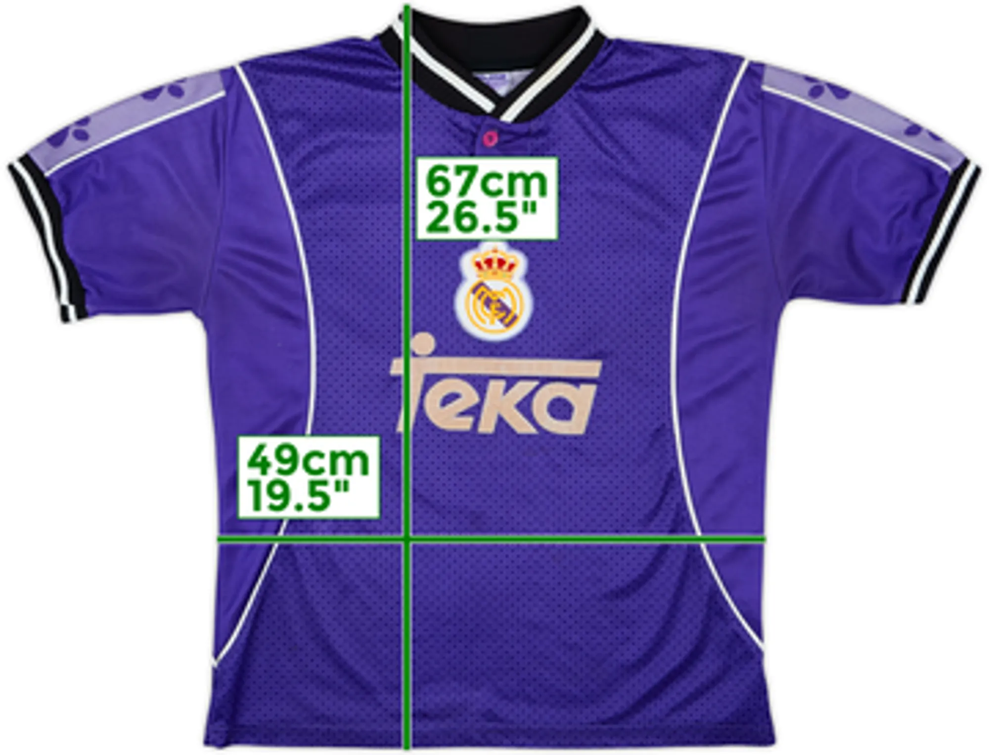 1997-98 Real Madrid Away Shirt - 6/10 - (M)