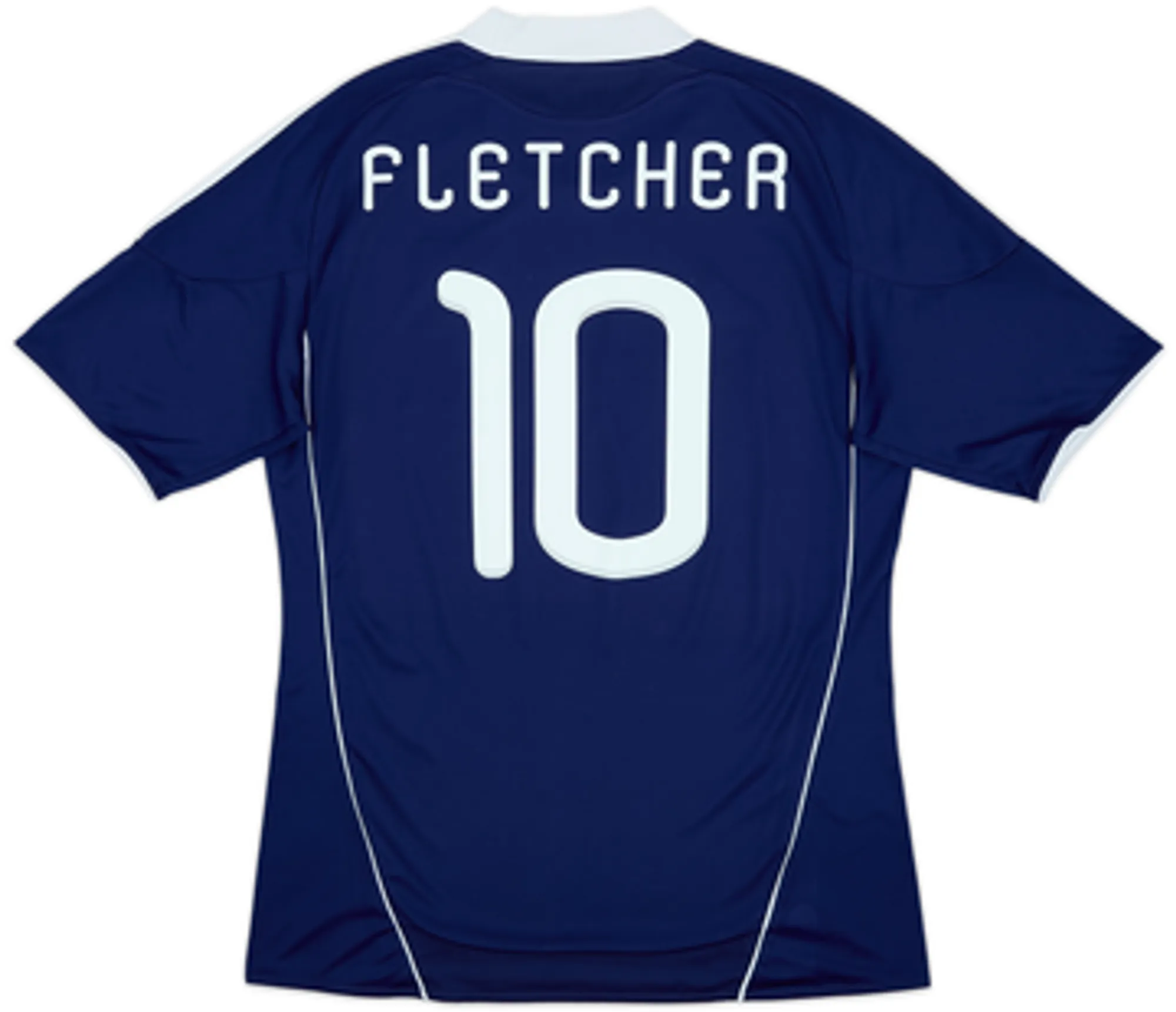 2010-11 Scotland Home Shirt Fletcher #10 - 7/10 - (L)