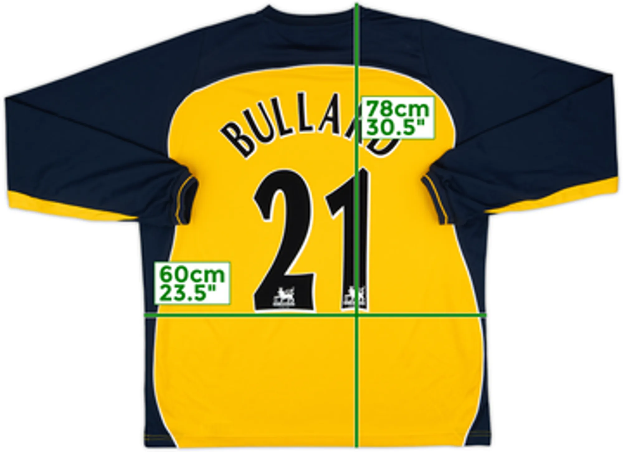 2005-06 Wigan Away L/S Shirt Bullard #21 - 10/10 - (XL)