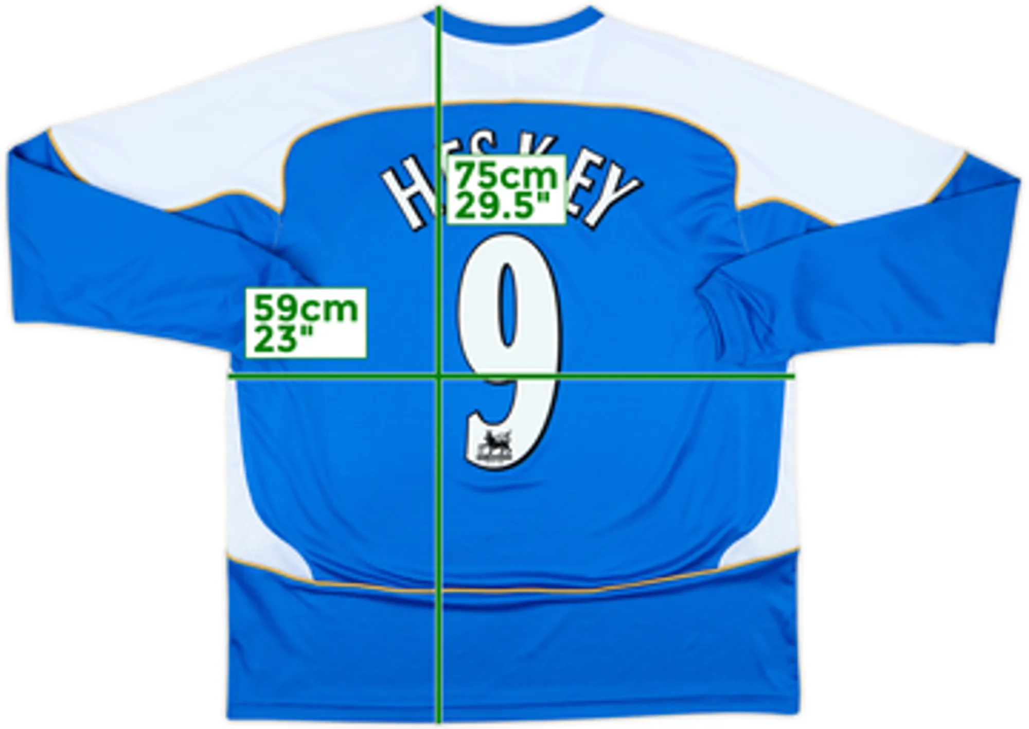 2006-07 Wigan Home L/S Shirt Heskey #9 - 10/10 - (XL)