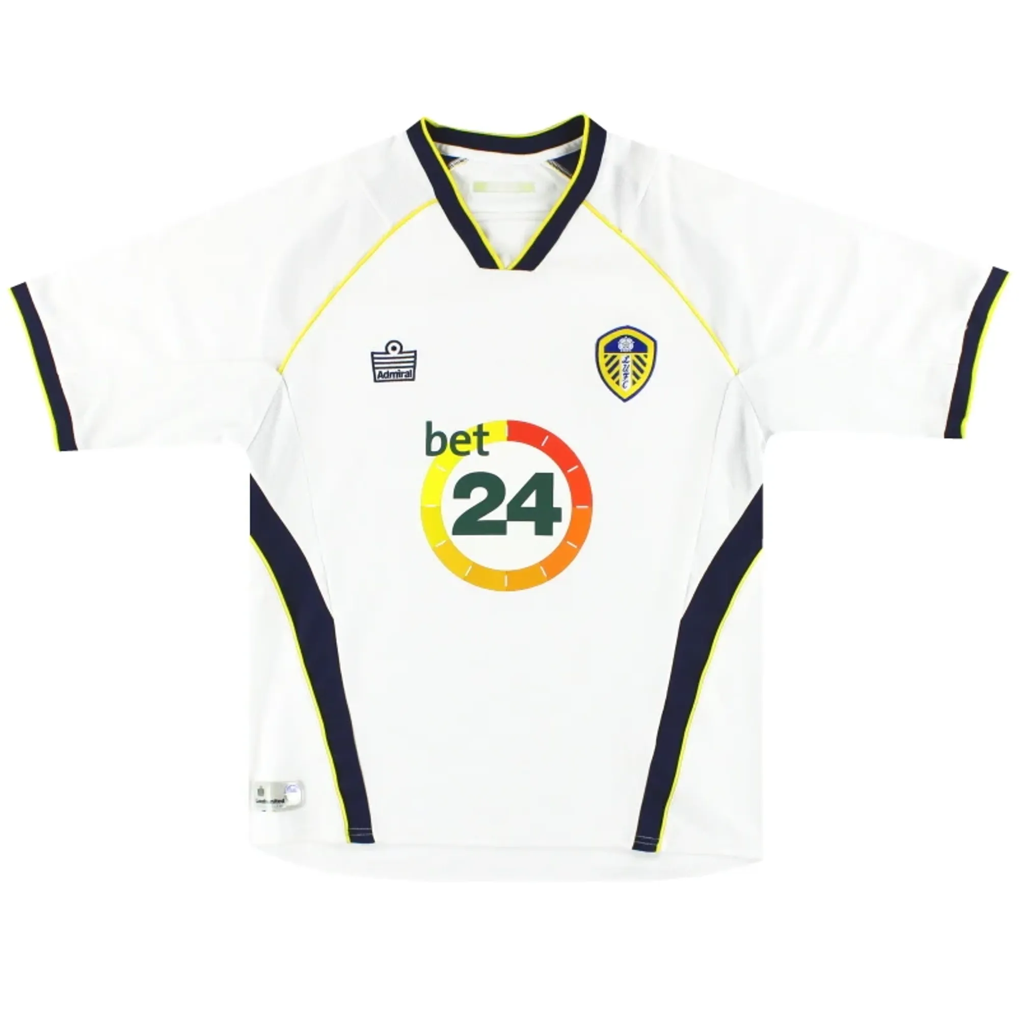 2006-07 Leeds Admiral Home Shirt L - Leeds / Excellent 
