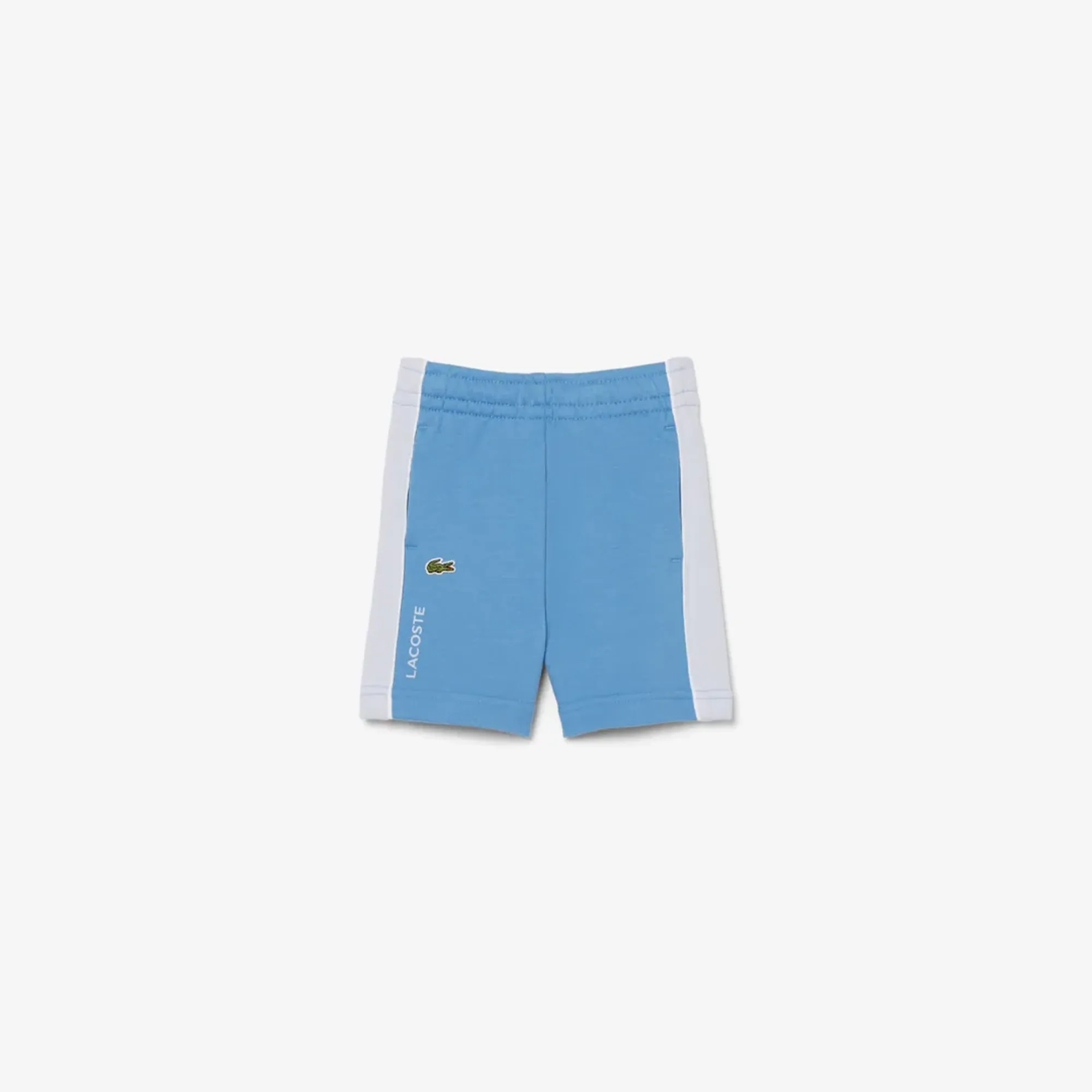 Lacoste Colour-Block Fleece Shorts - Blue