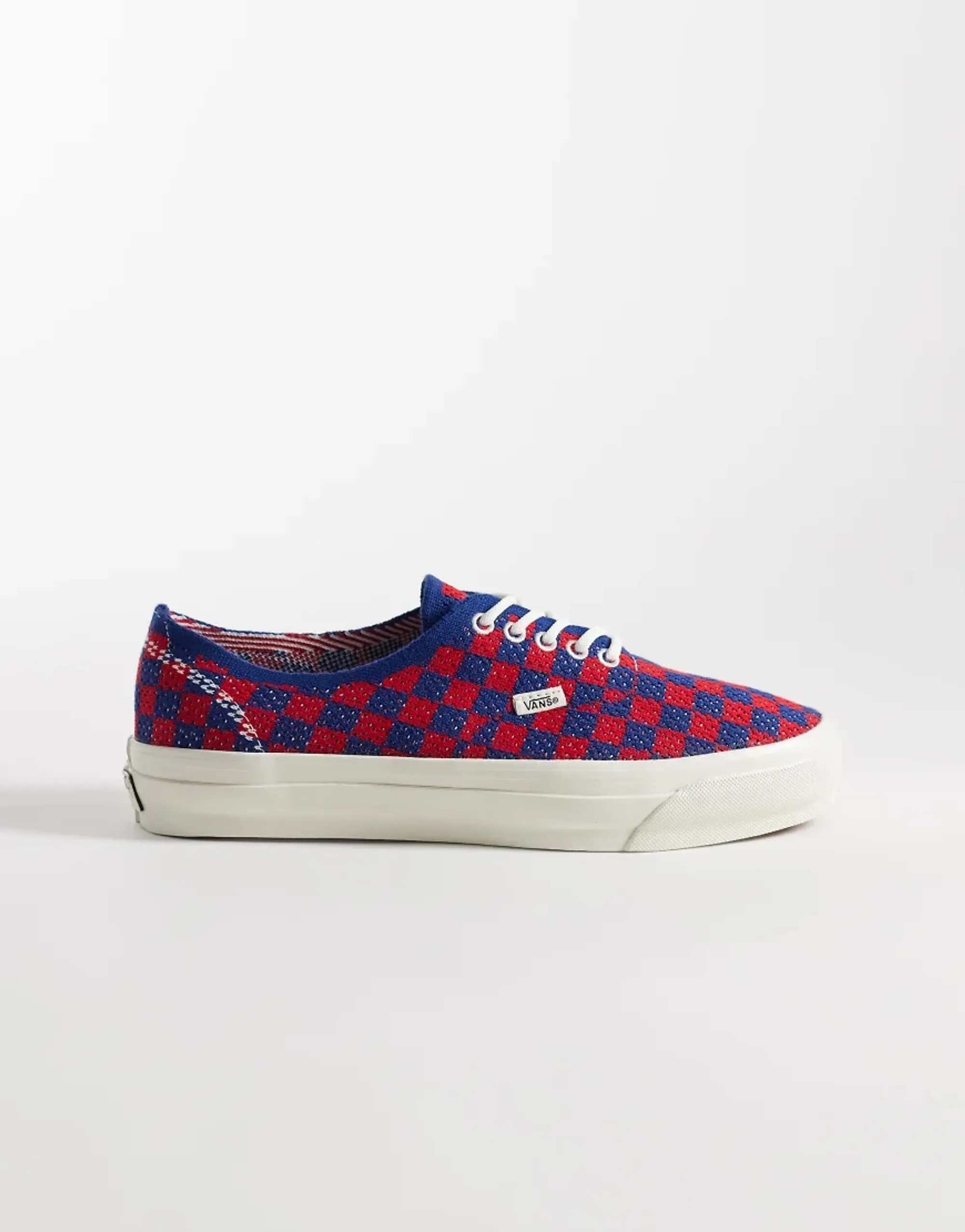 Vans - Premium Authentic Checkerboard Shoes, Man, Red