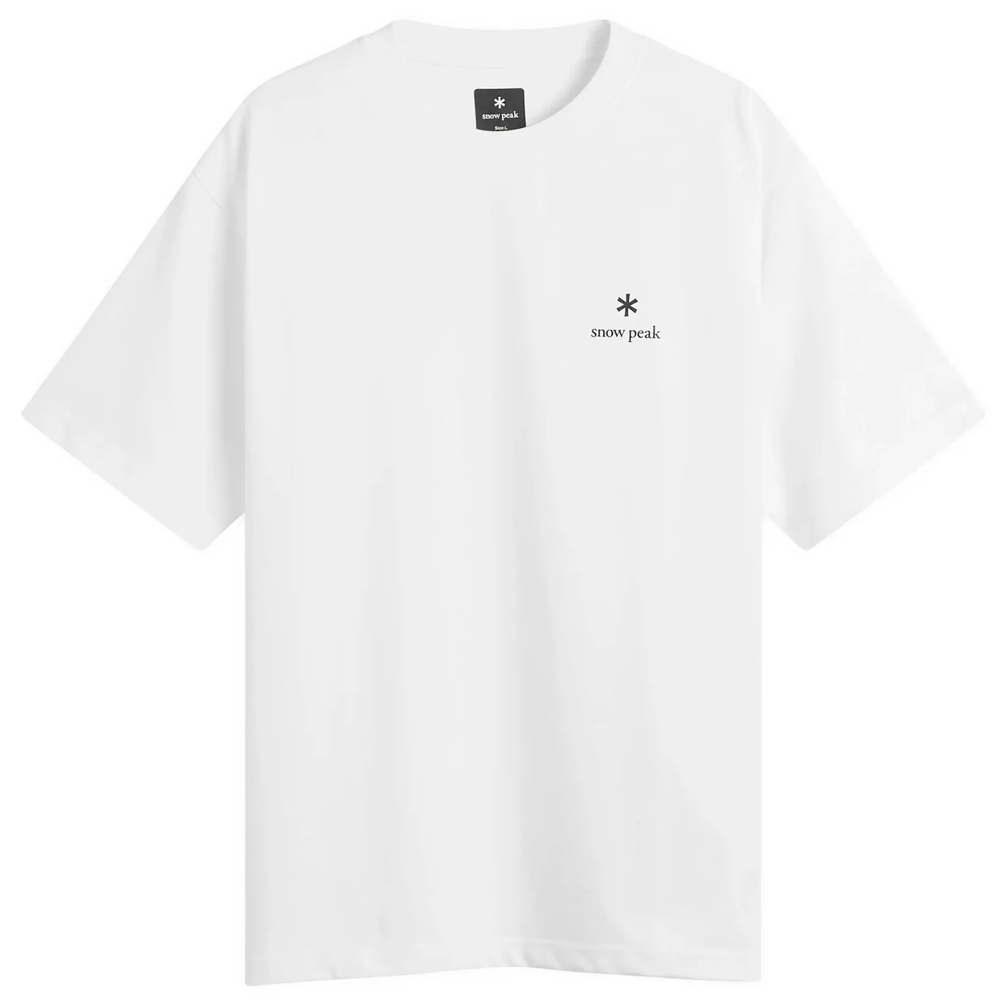 Snow Peak Men's NSD Logo T-Shirt Off White