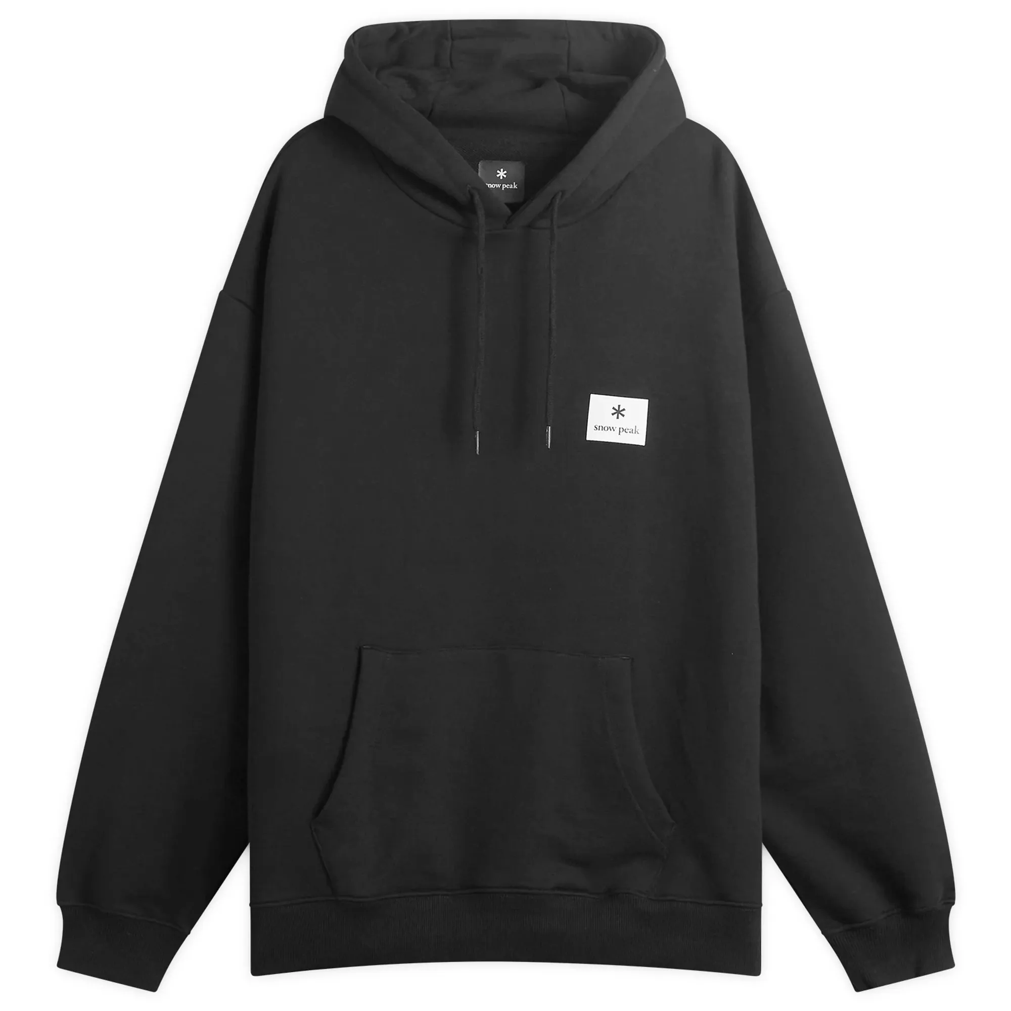 Snow Peak Men's NSD Square Logo Hoodie Black