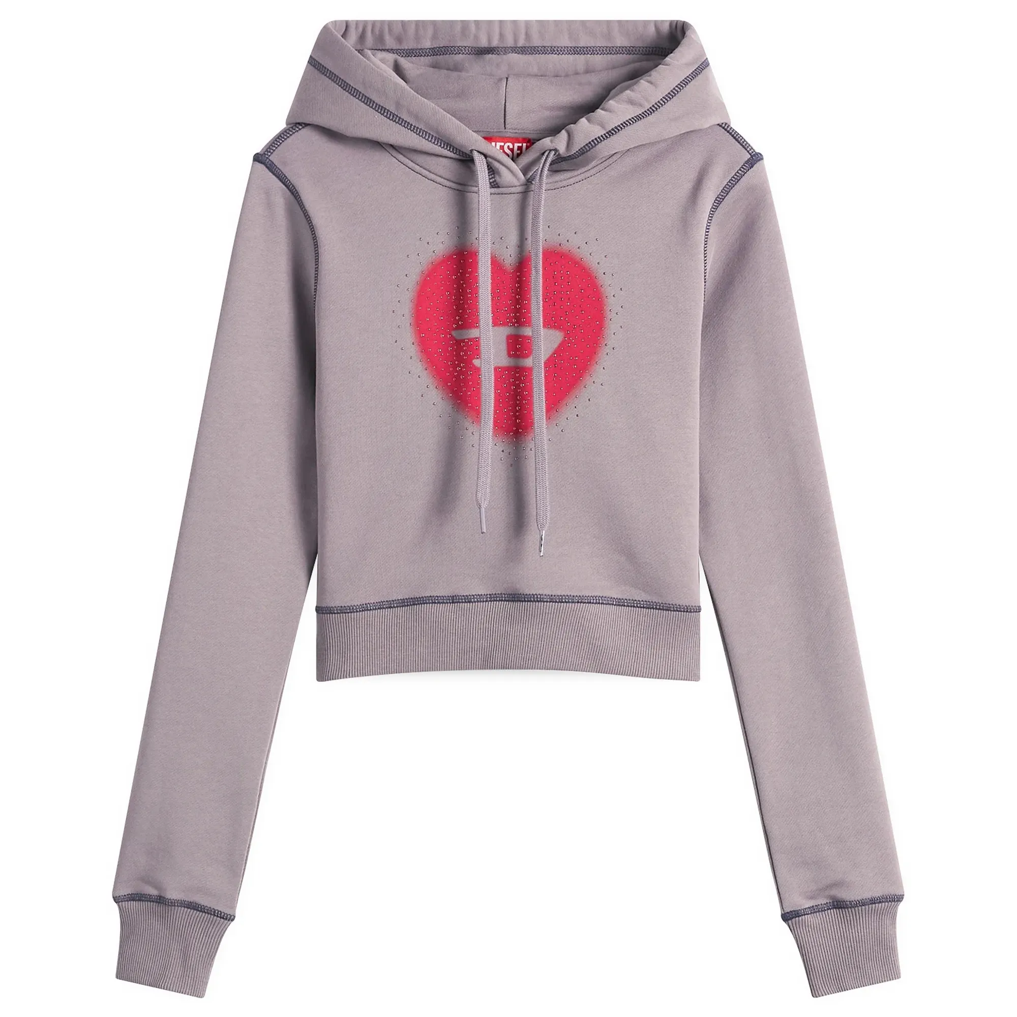 Diesel Women's F-Slimmy Hoodie Grey