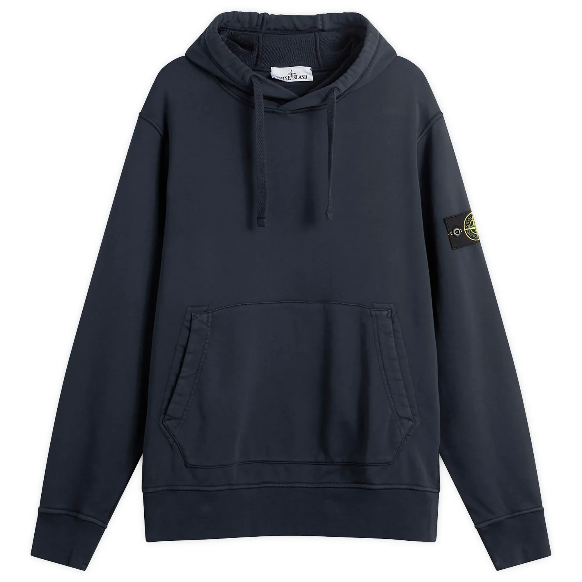 Stone Island Men's Garment Dyed Hoodie Navy Blue