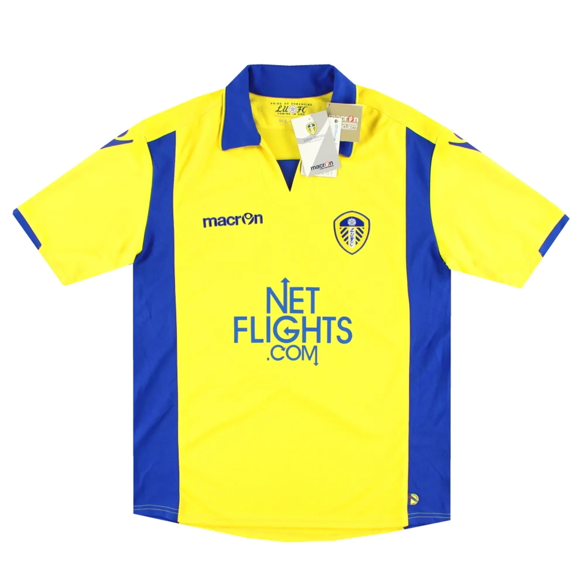 2009-10 Leeds Macron Away Shirt *w/tags* M - Leeds / w/tags 