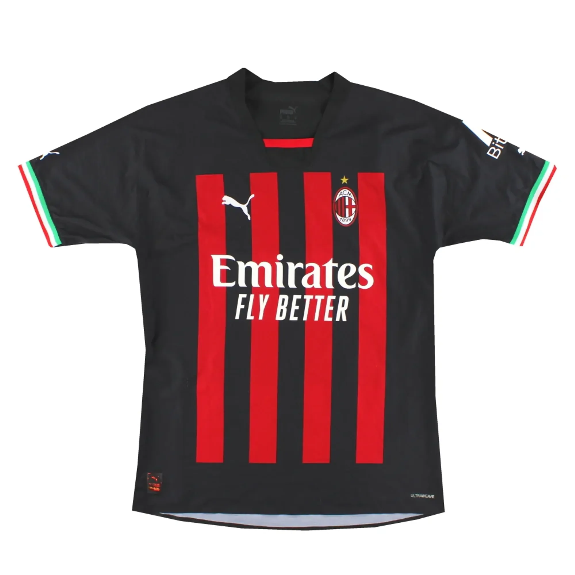 2022-23 AC Milan Puma Authentic Home Shirt XL - AC Milan / Excellent 