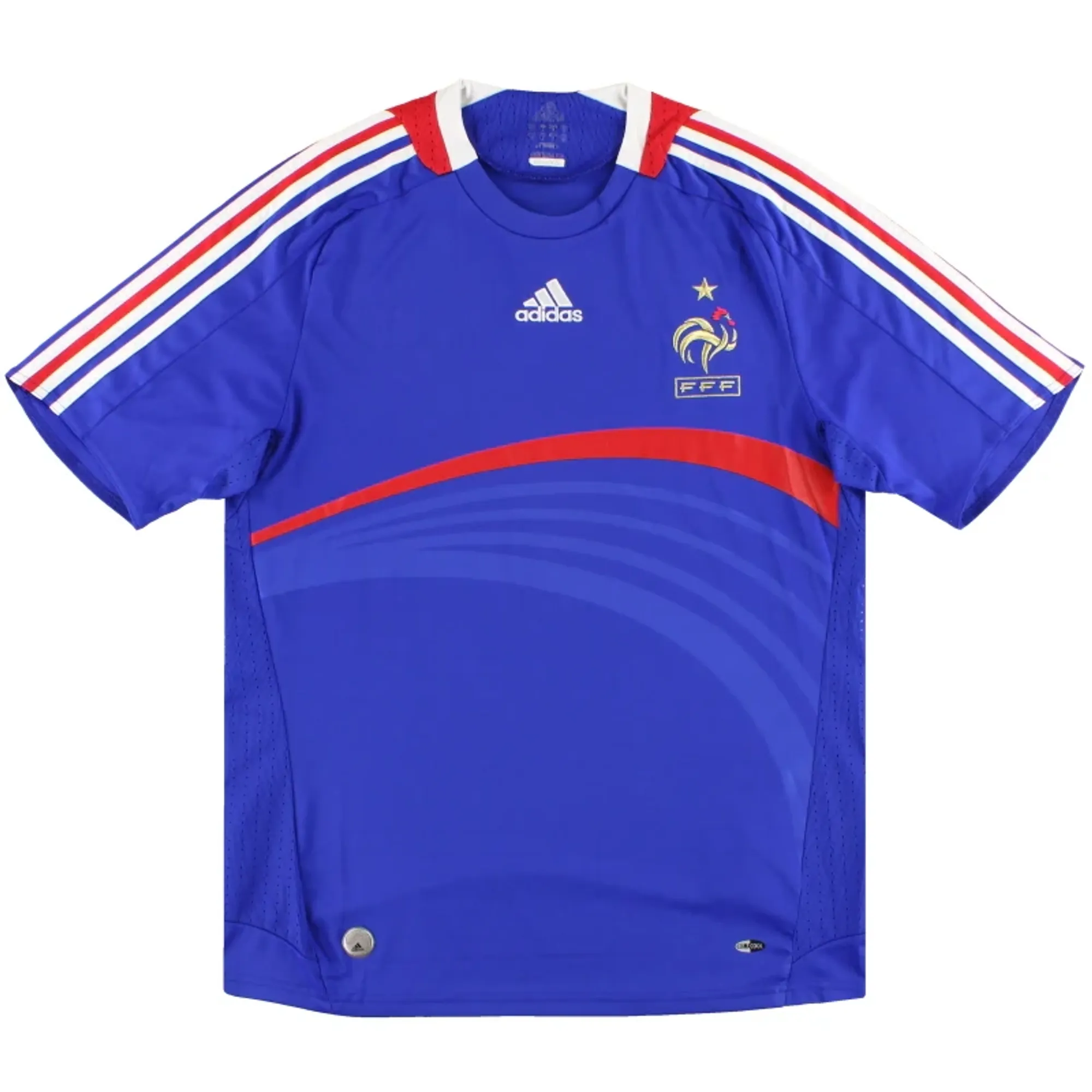 2007-08 France adidas Home Shirt M - France / Excellent 