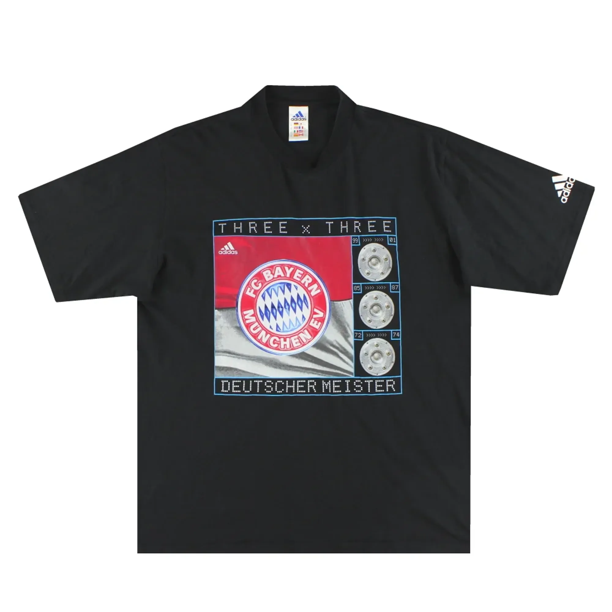2001-02 Bayern Munich adidas Graphic Tee XL - Bayern Munich / Excellent 