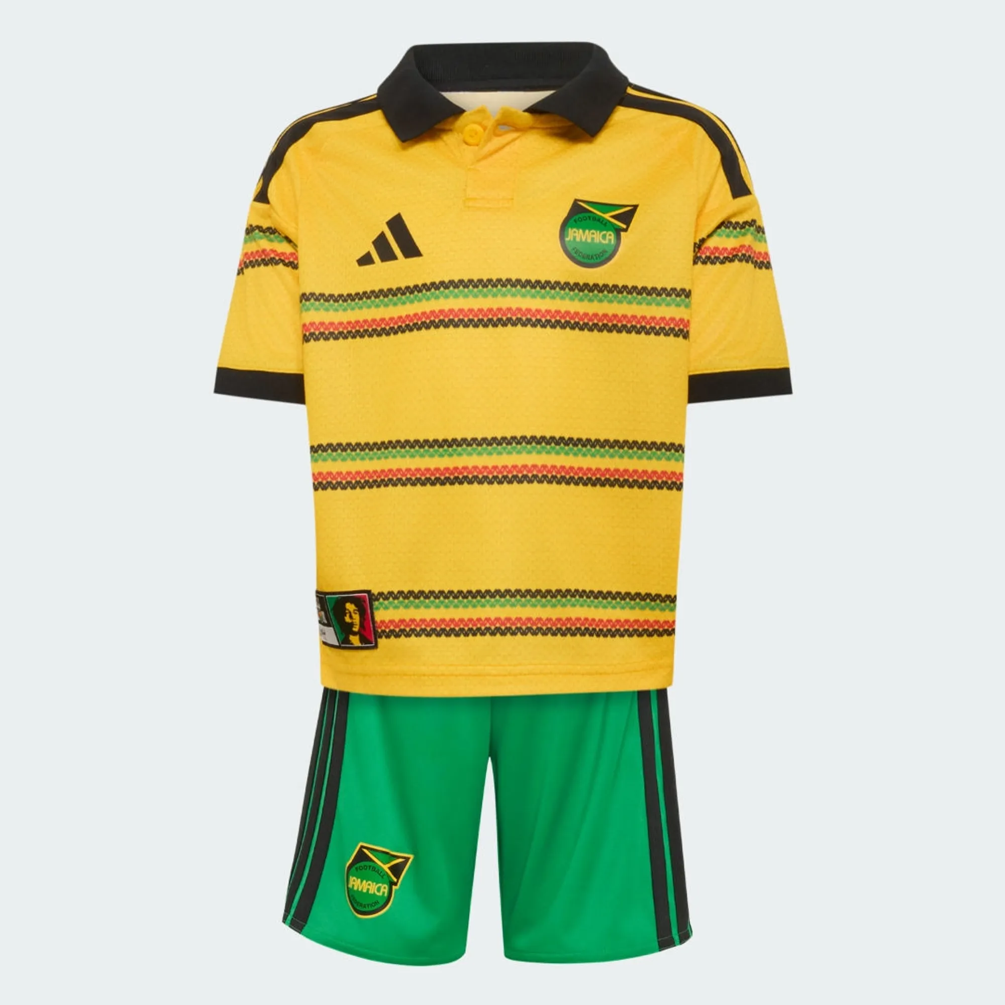 adidas Jamaica 26 x Bob Marley Home Kids Set