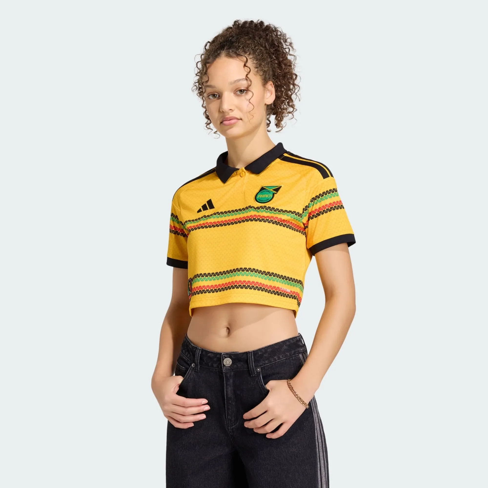 adidas Jamaica 26 x Bob Marley Home Cropped Jersey