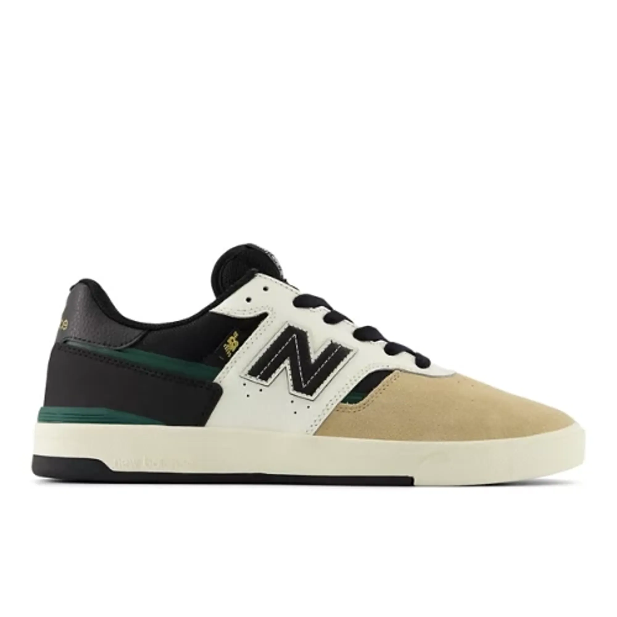 New Balance Unisex NB Numeric Jamie Foy 306 Cup in Beige/Black Suede/Mesh