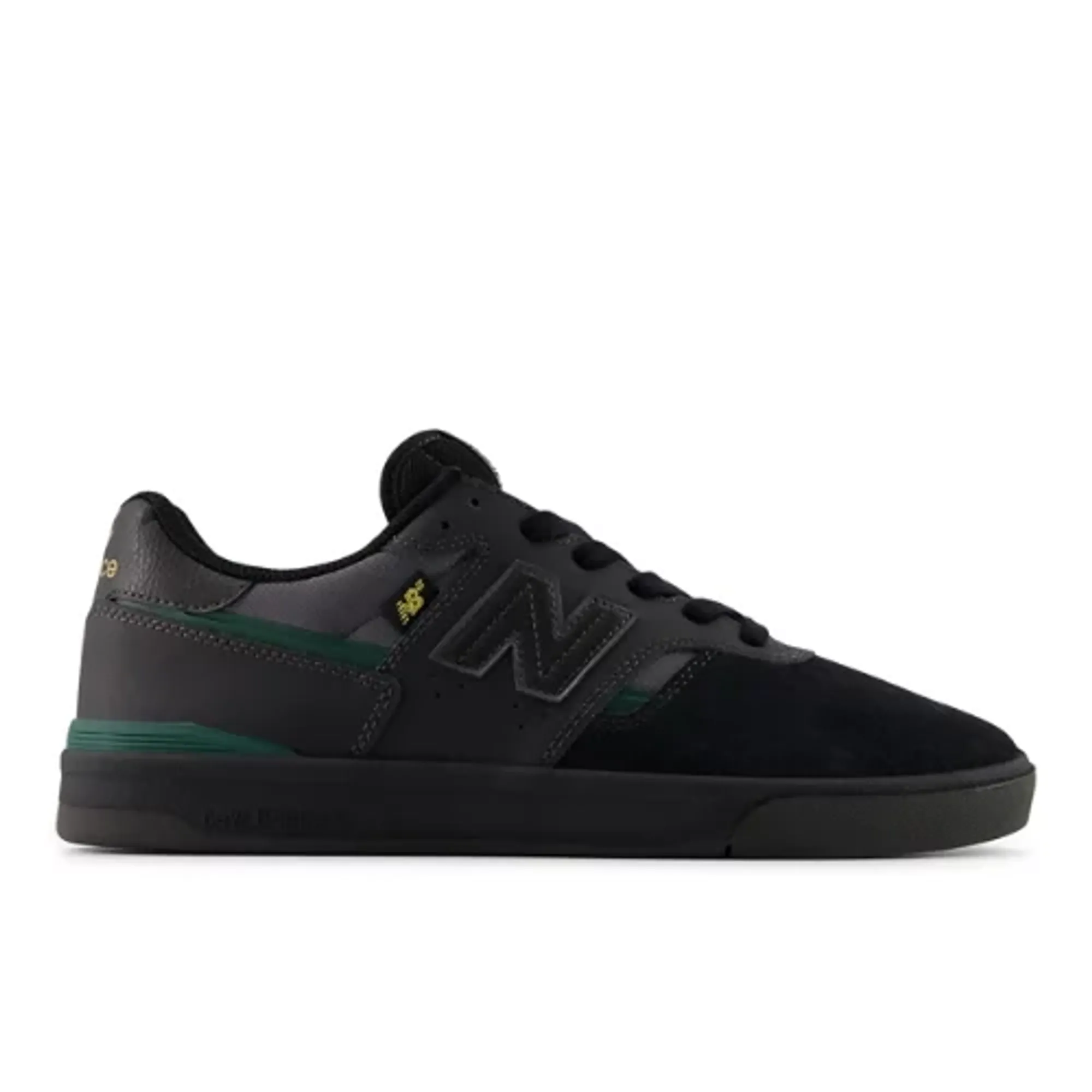 New Balance Unisex NB Numeric Jamie Foy 306 Cup in Black/Green Suede/Mesh