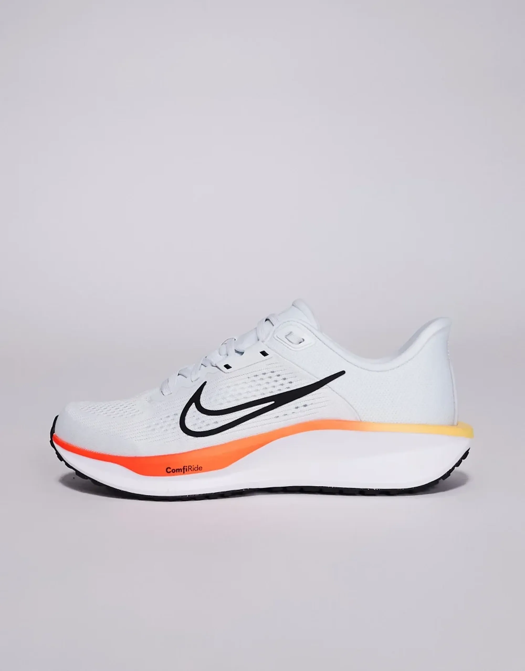 Nike Running Quest 6 Trainers In Off White And Neon Orange