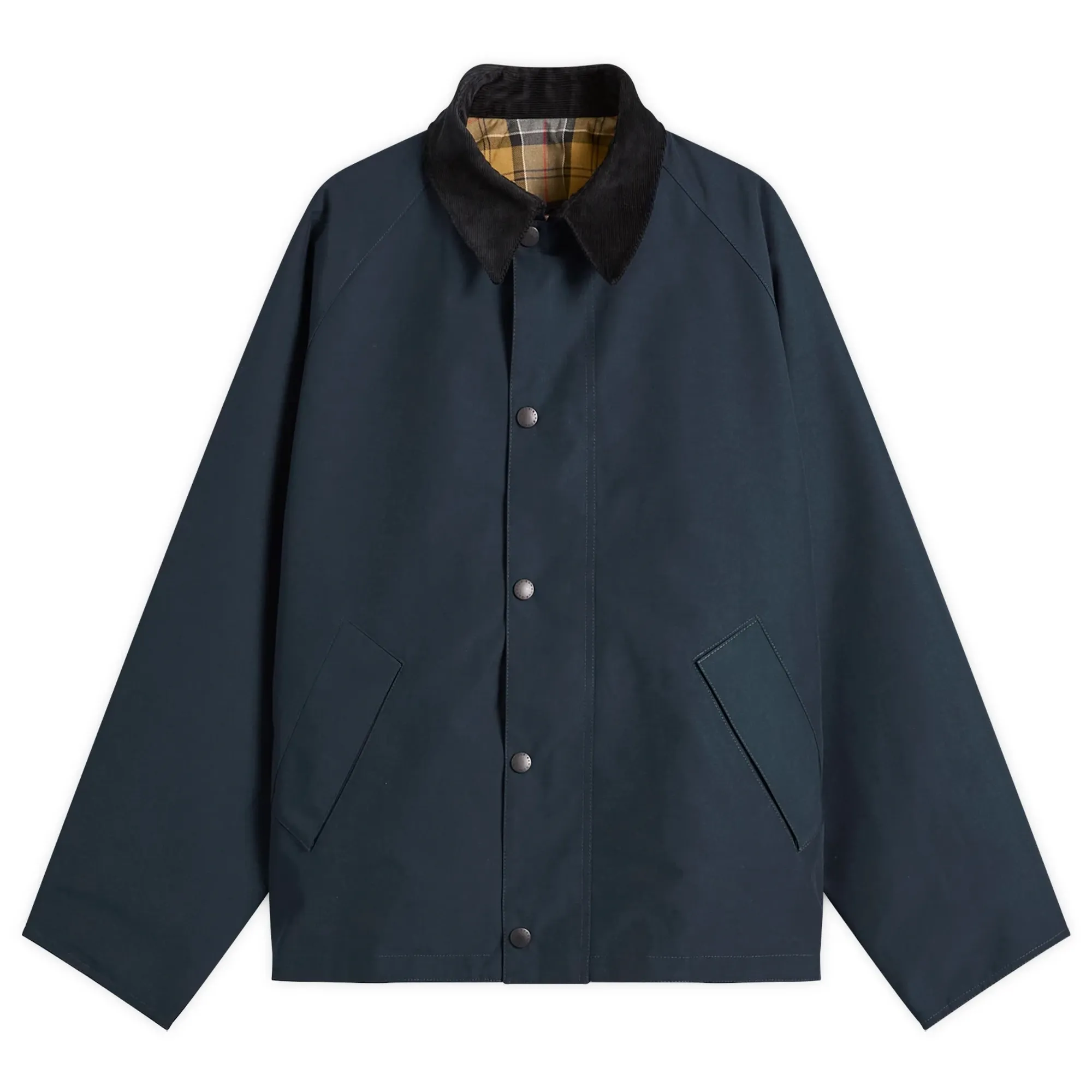 Barbour Men's OS Reversible Transporter Casual Jacket Navy