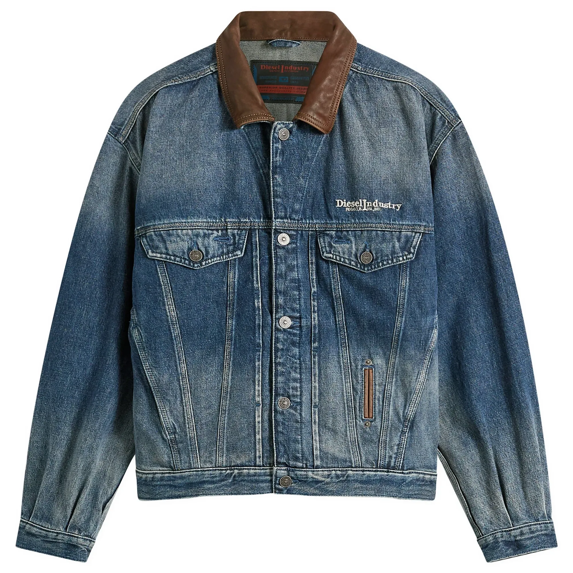 Diesel Men's Denver Denim Jacket Blue