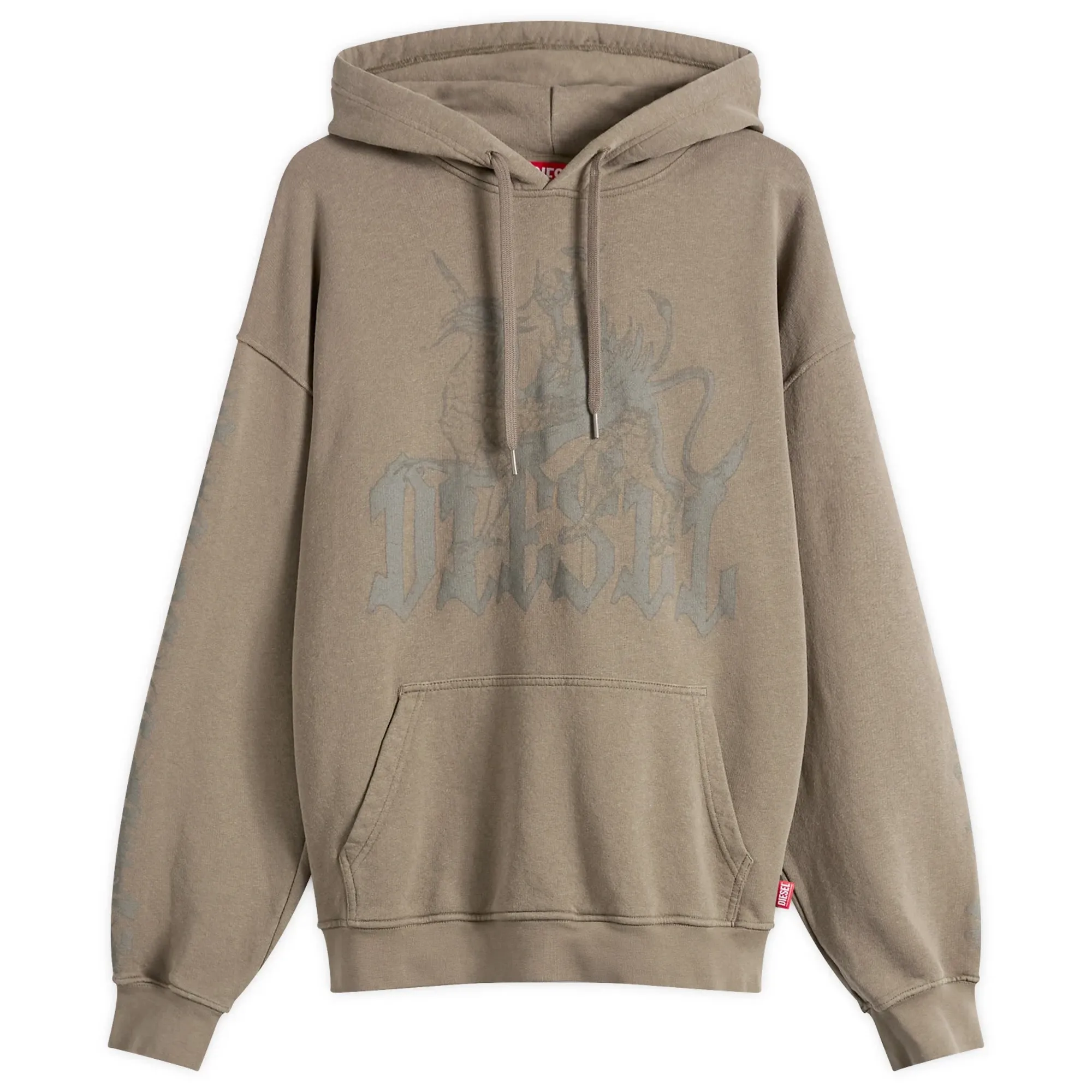 Diesel Men's Griffon Hoodie Brown