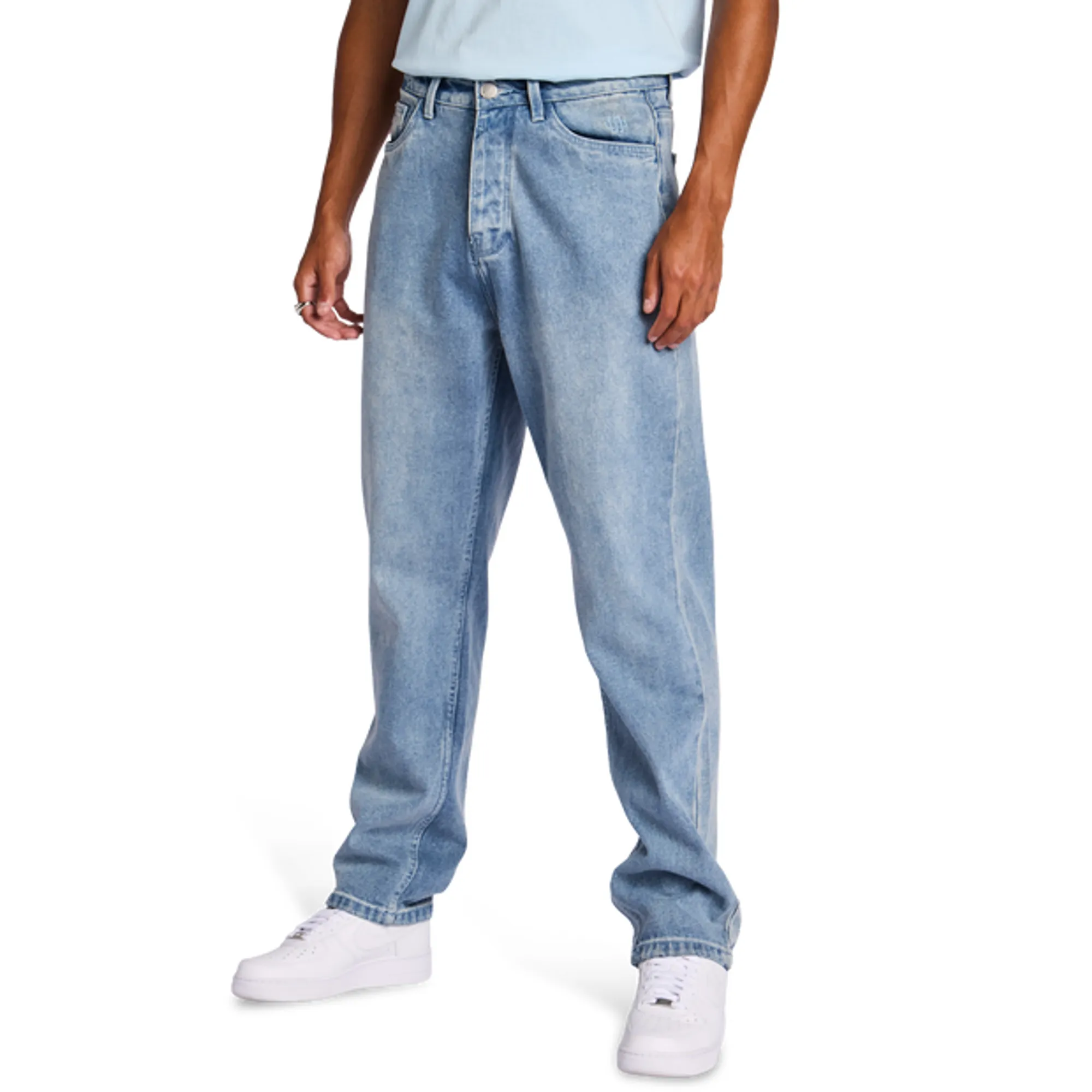 Street Cartel Route Relaxed Fit Men Pants - Blue