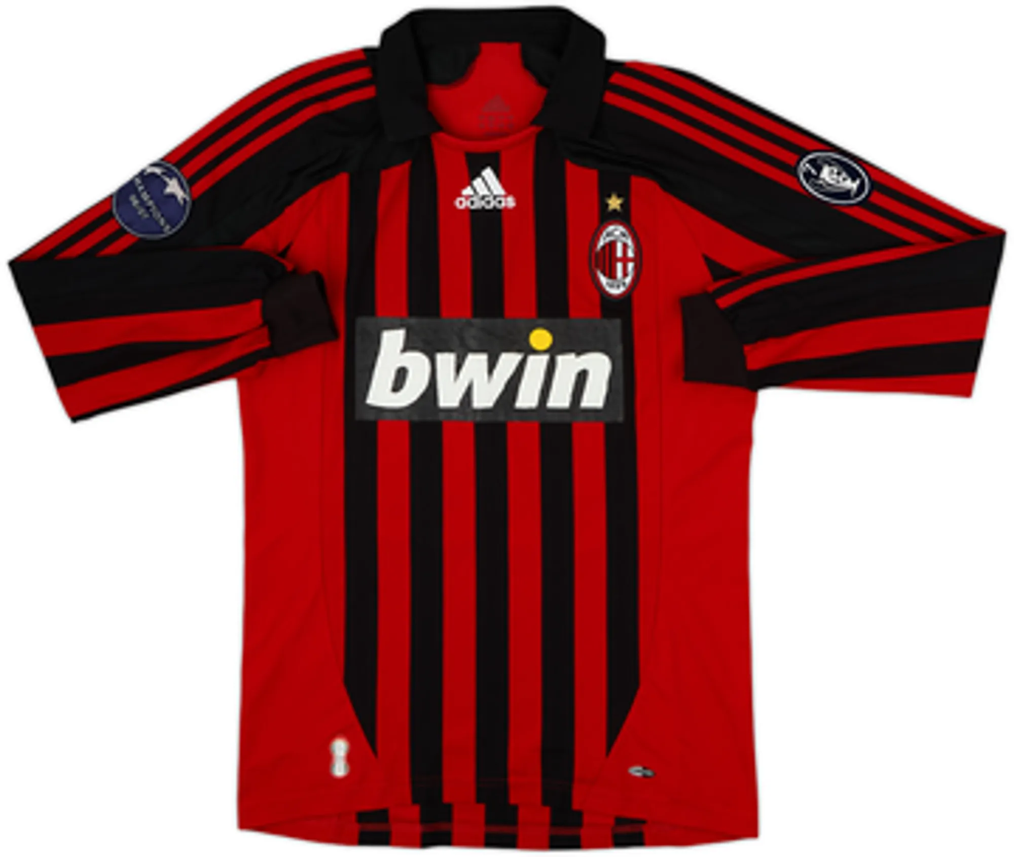 2007-08 AC Milan Home L/S Shirt Ronaldo #99 - 6/10 - (M)