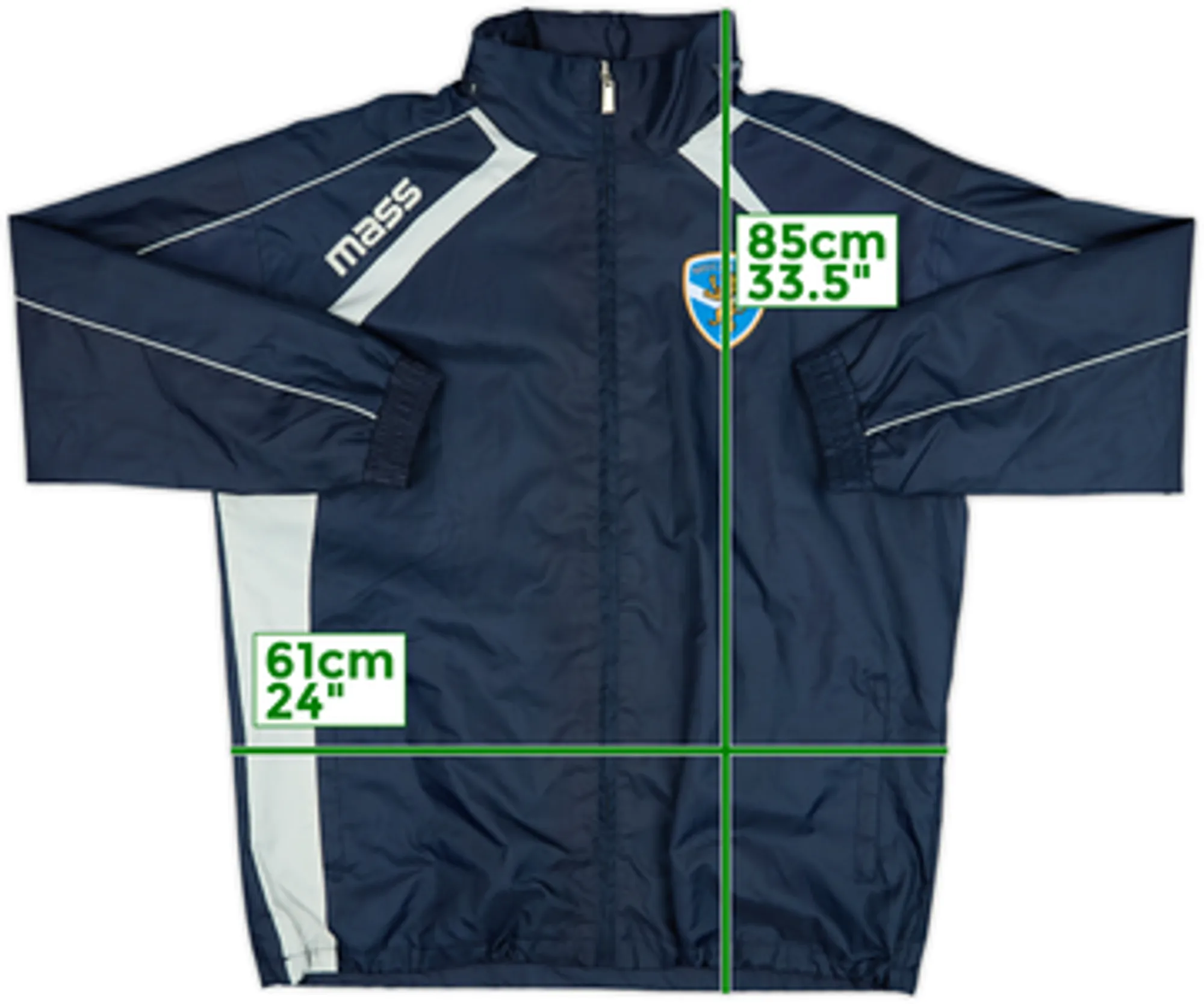 2009-10 Brescia Mass Hooded Rain Jacket - 10/10 - (L)