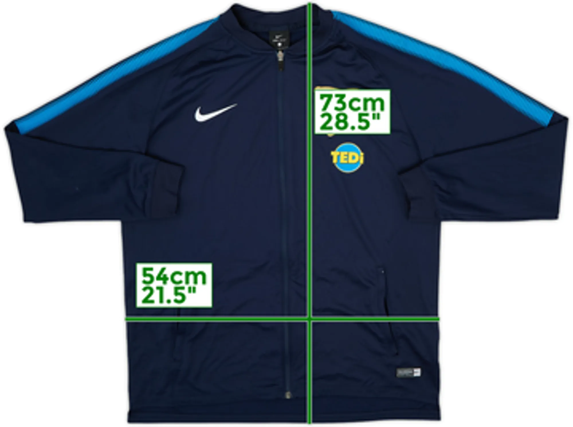 2017-18 Hertha Berlin Player Issue Nike Track Jacket - 8/10 - (L)
