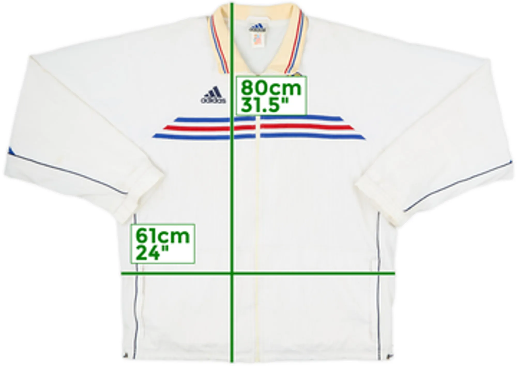 1998-00 France adidas Track Jacket - 5/10 - (L)