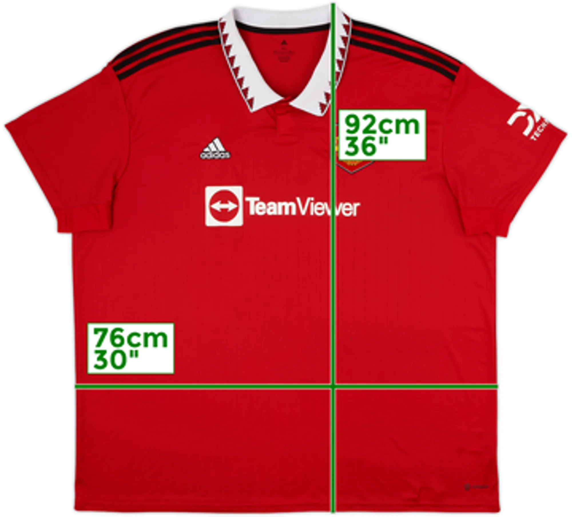 2022-23 Manchester United Home Shirt - 7/10 - (4XL)