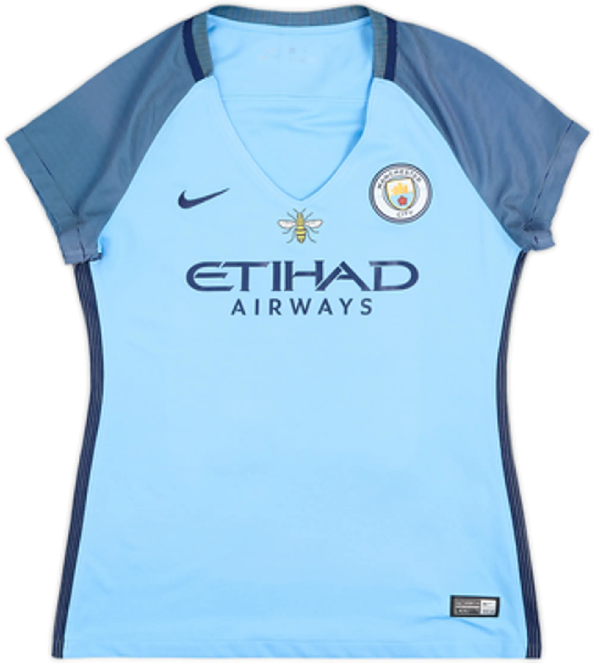 2016-17 Manchester City Home Shirt Kun Aguero #10 - 7/10 - (Women's M)