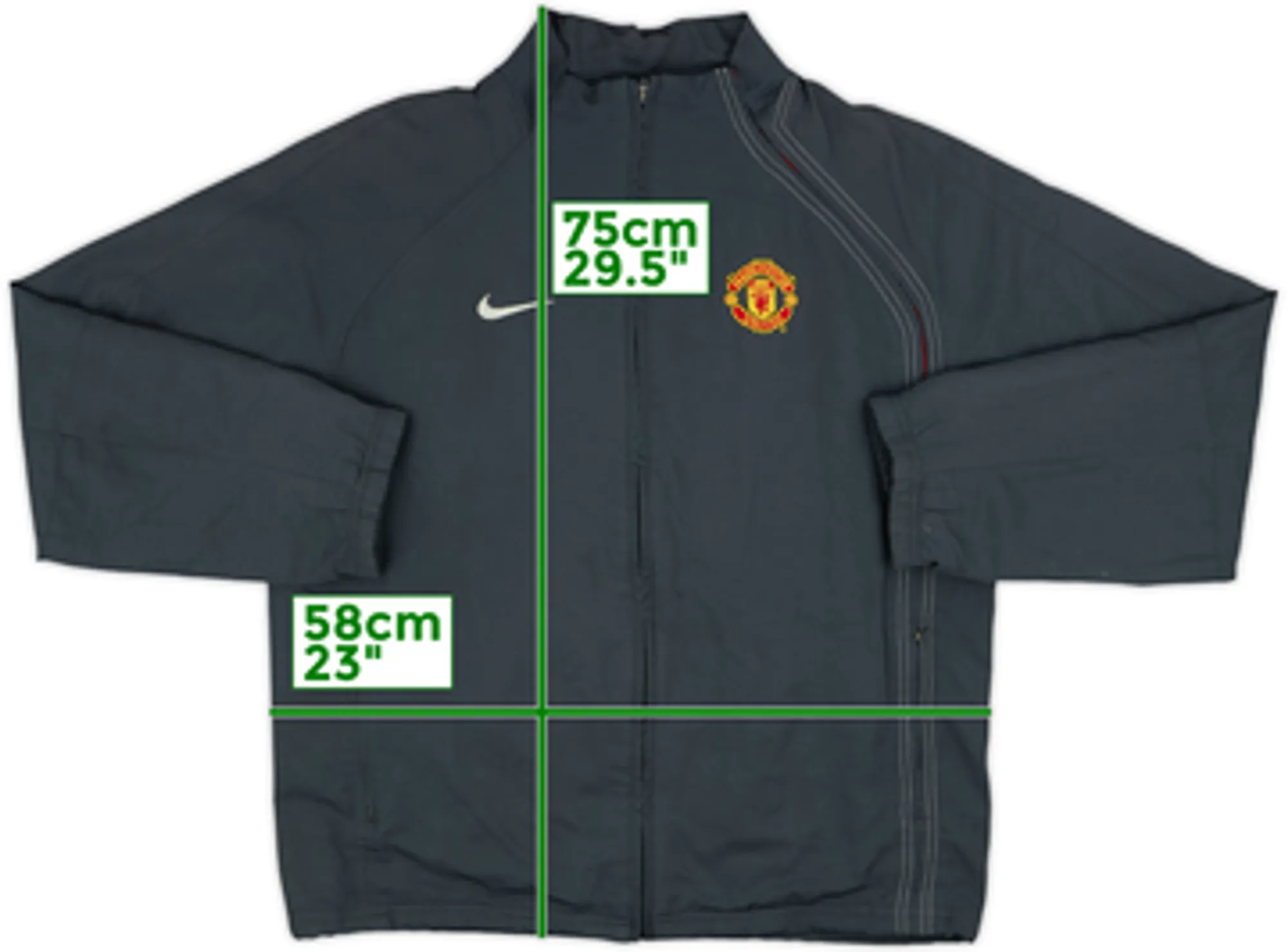 2004-05 Manchester United Nike Track Jacket - 7/10 - (M)