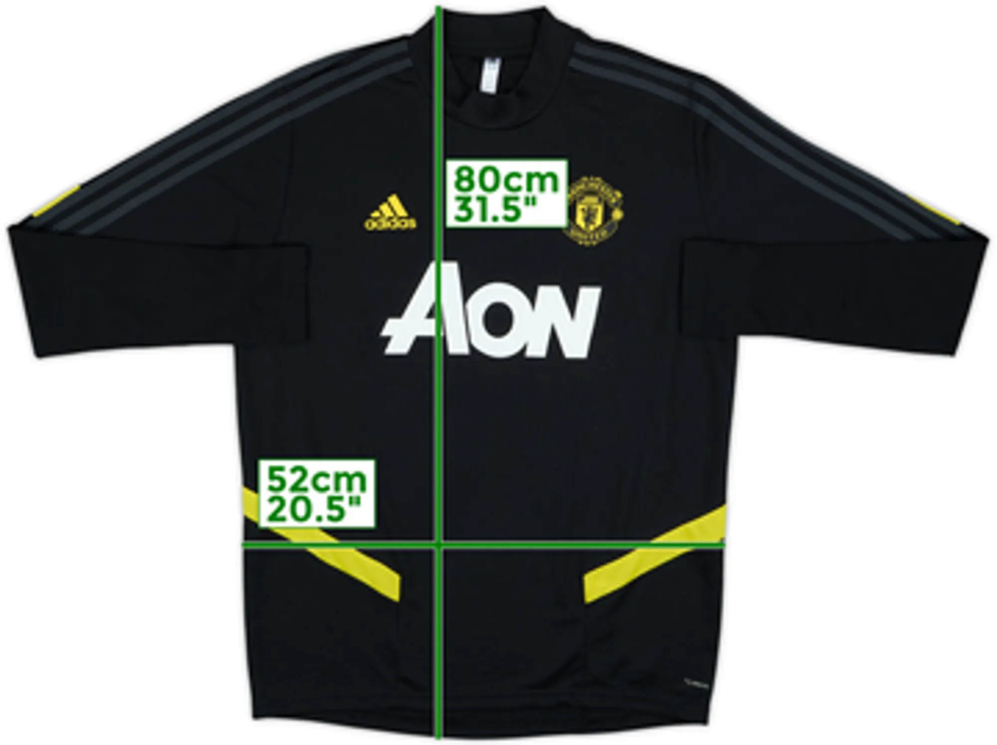 2019-20 Manchester United adidas Sweat Top - 7/10 - (L)
